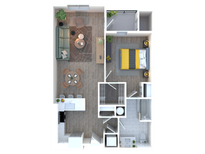 1BR - 1BTH Image