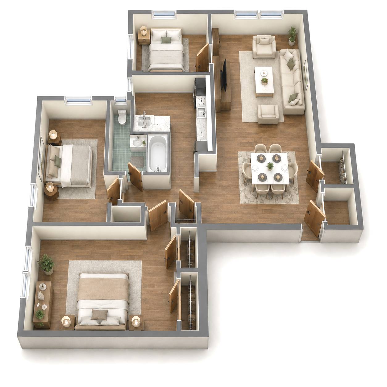 3BR - 1BTH PR Image