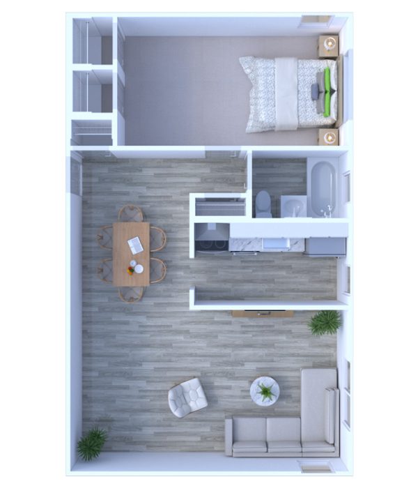1BR - 1BTH Image