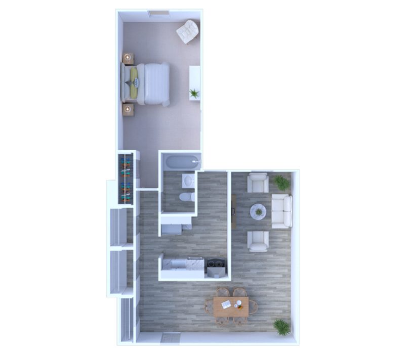 1BR - 1BTH Image