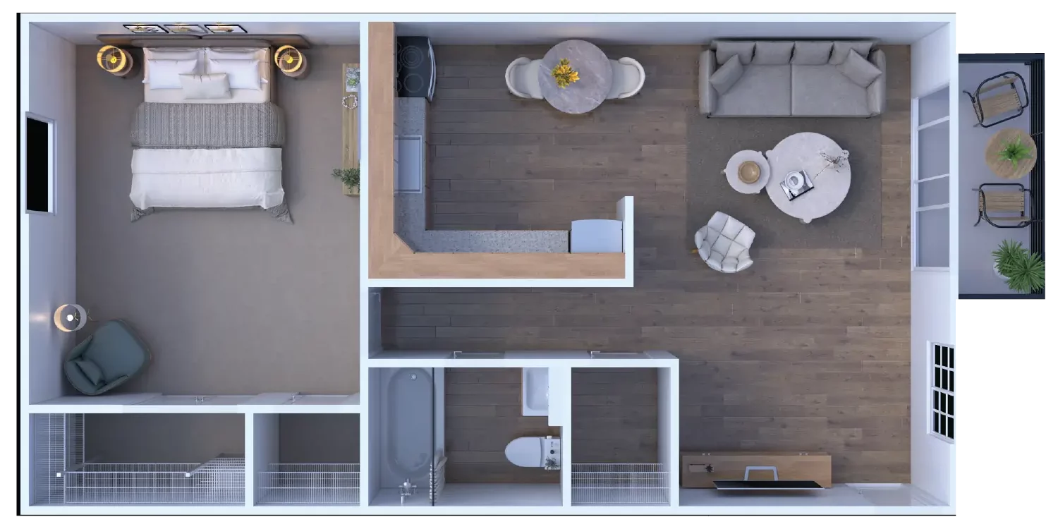 1BR - 1BTH DLX Image