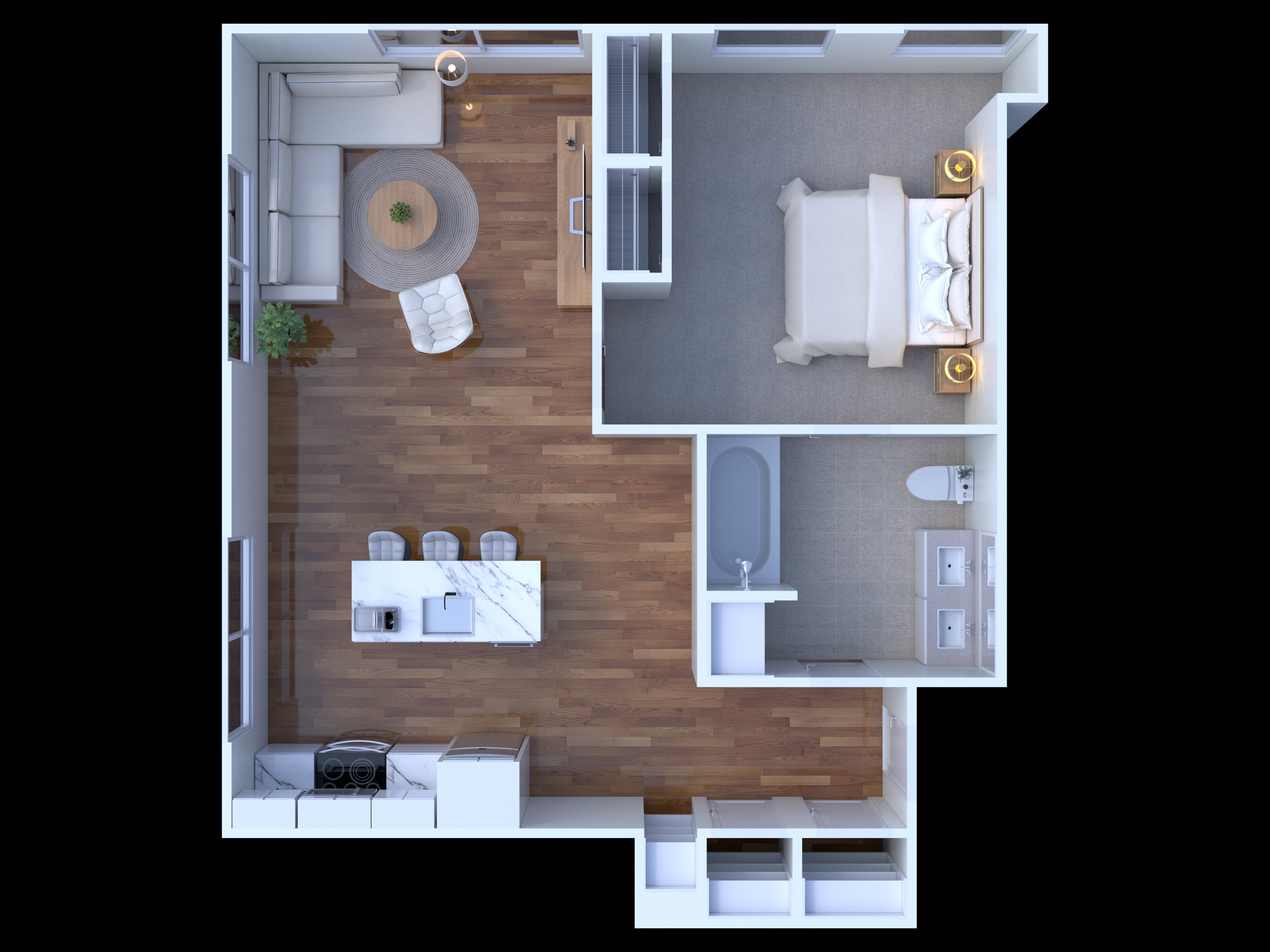1BR - 1BTH Image