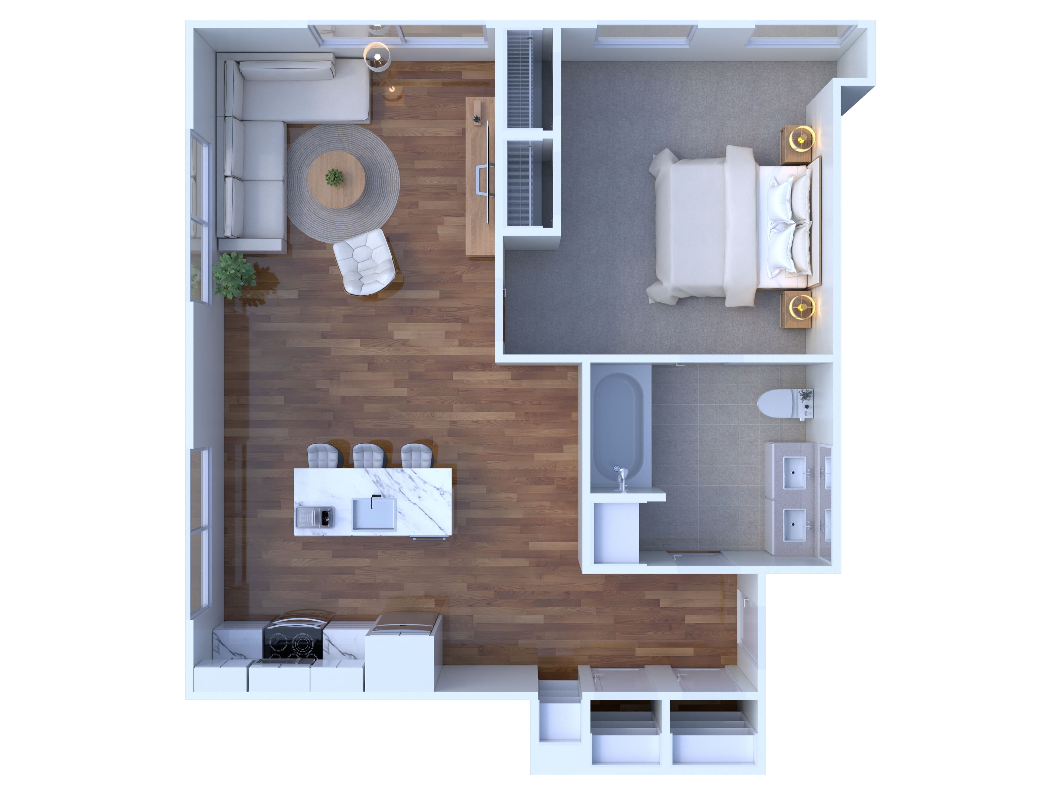 1BR - 1BTH Image