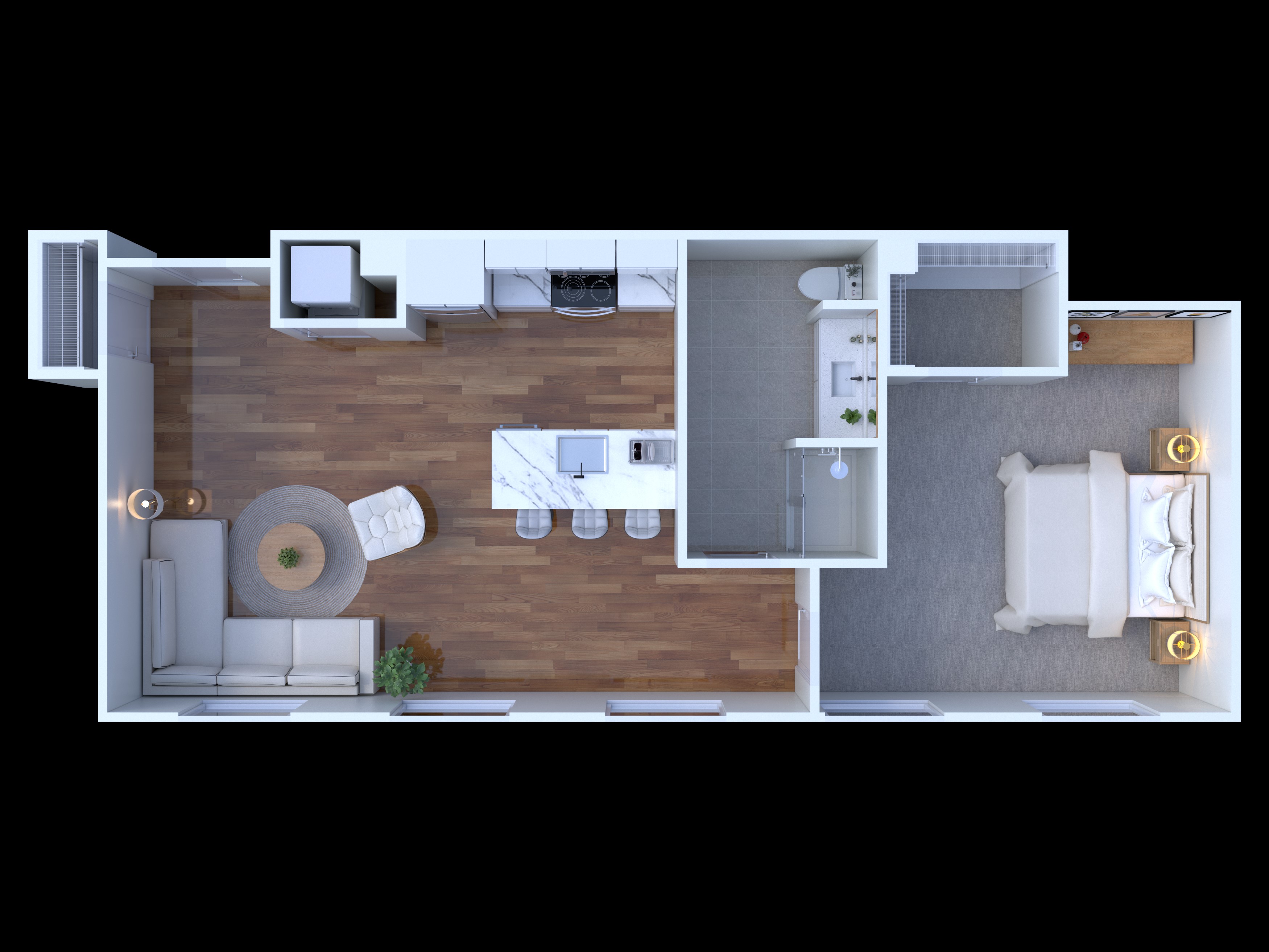 1BR - 1BTH Image