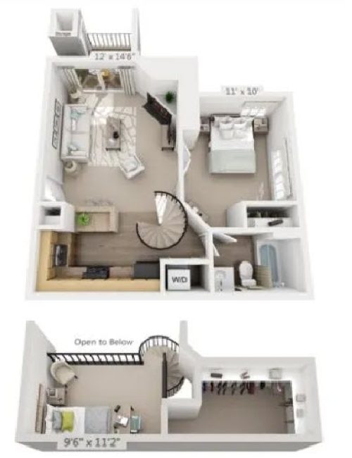 1BR - 1BTH Loft Image