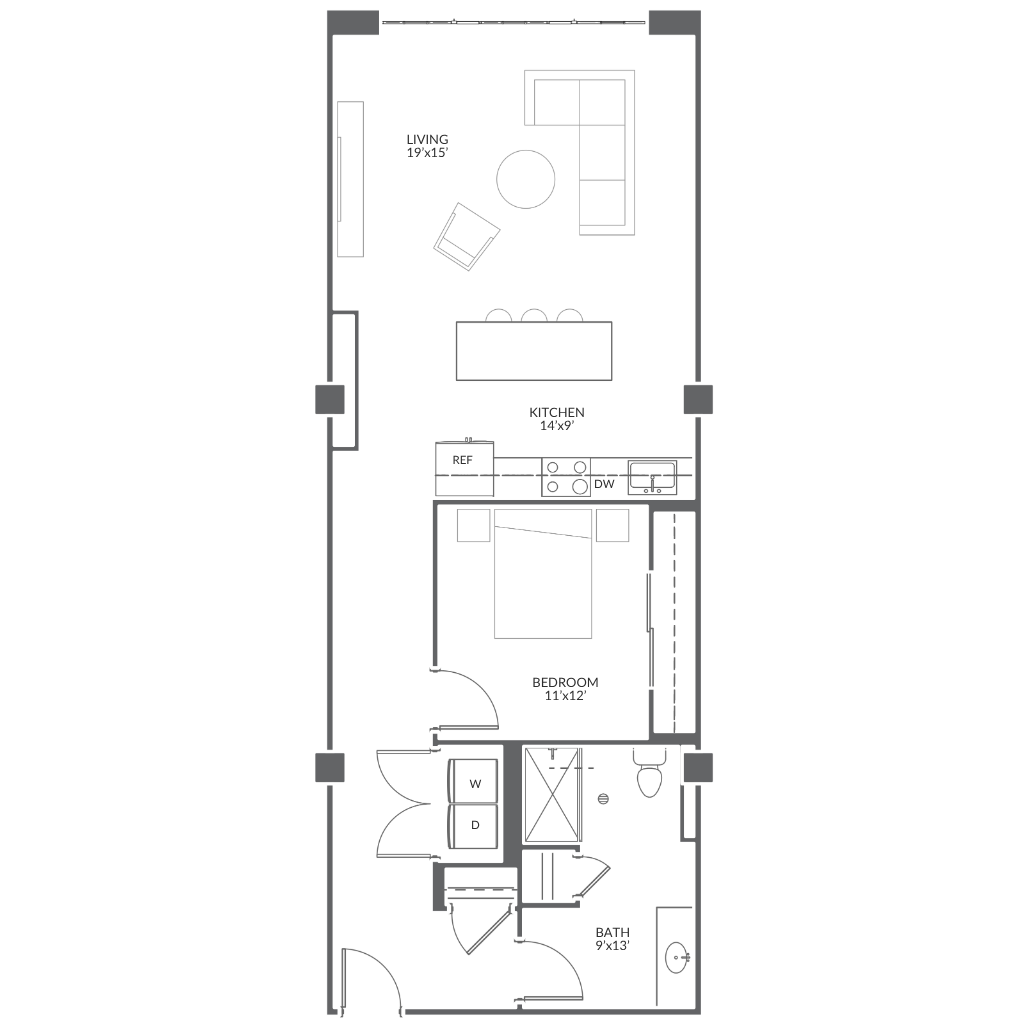 Street Residences | 1B-A Image