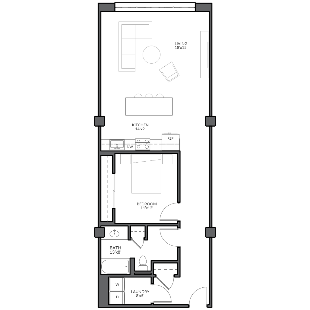 Street Residences | 1B Image