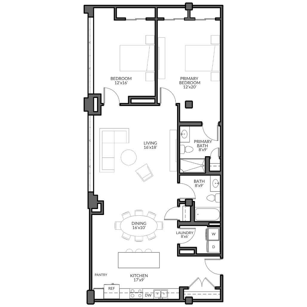 Courtyard Residences | 2D Image