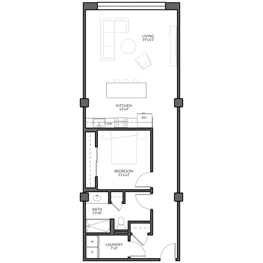 Courtyard Residences | 1F Image