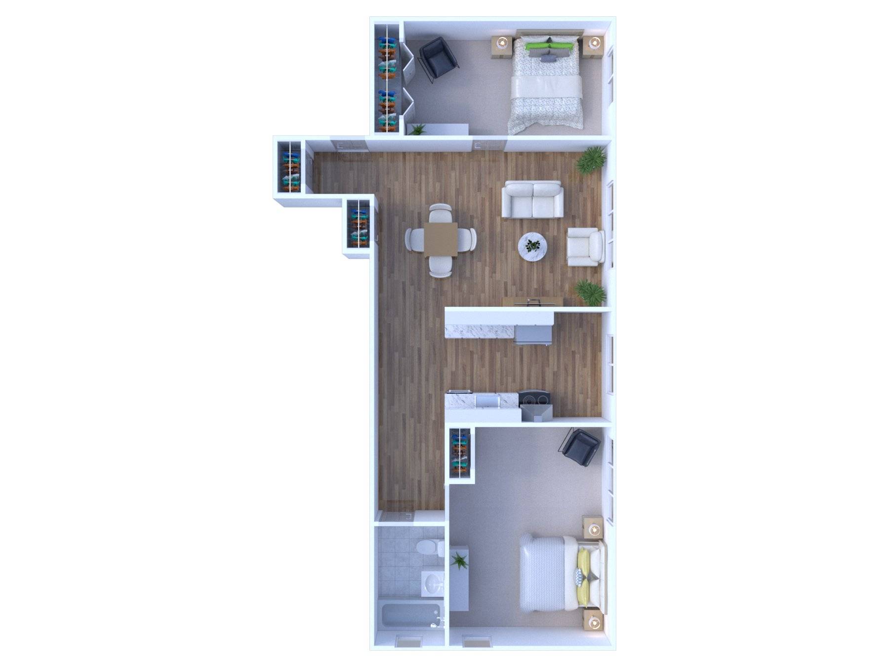 2BR - 1BTH East Ave Image