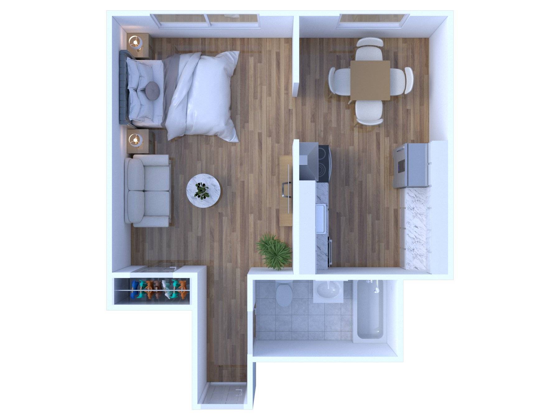Studio East Ave Renovated Image
