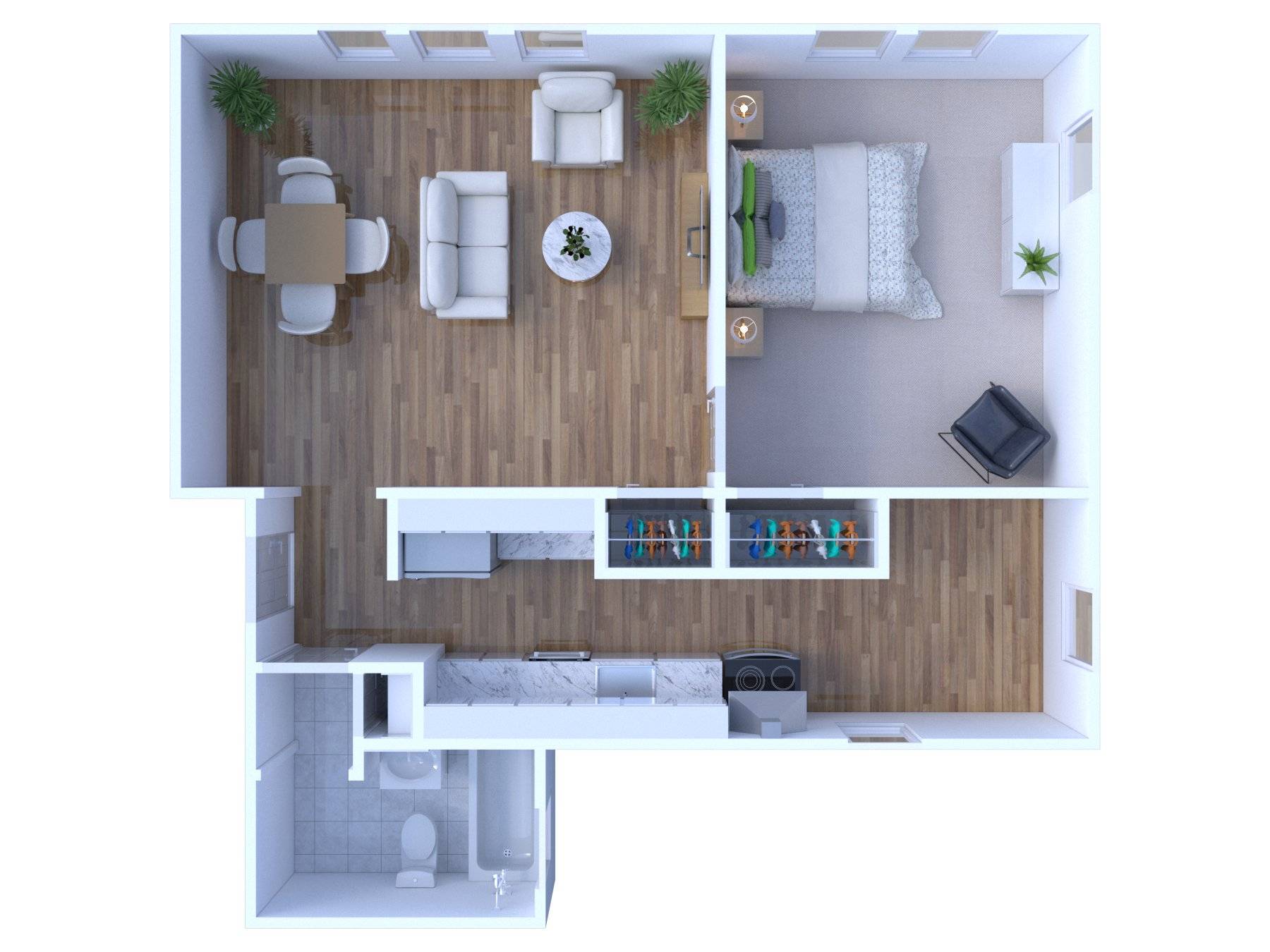1BR - 1BTH Park Ave Renovated Image