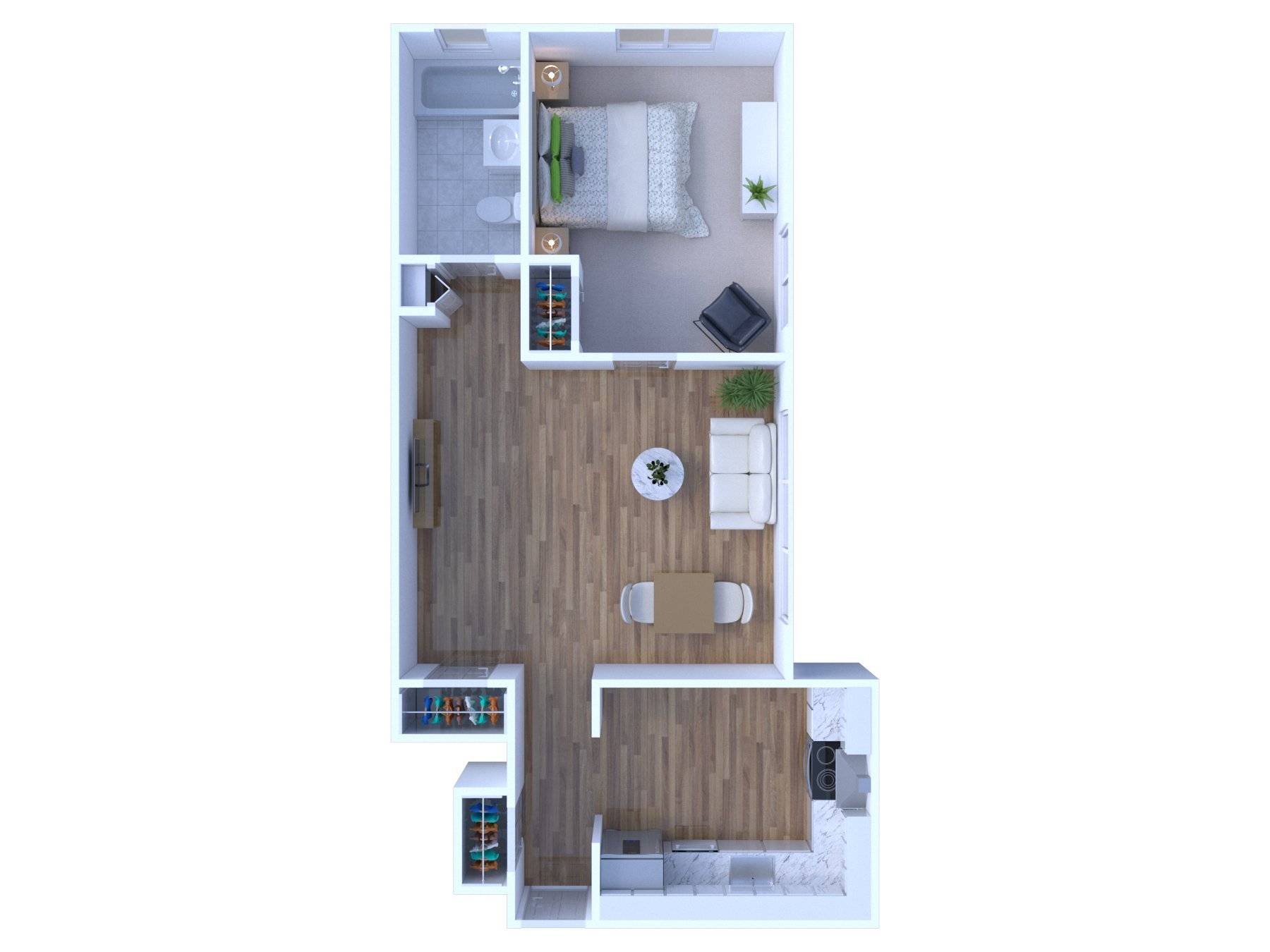 1BR - 1BTH East Ave Image