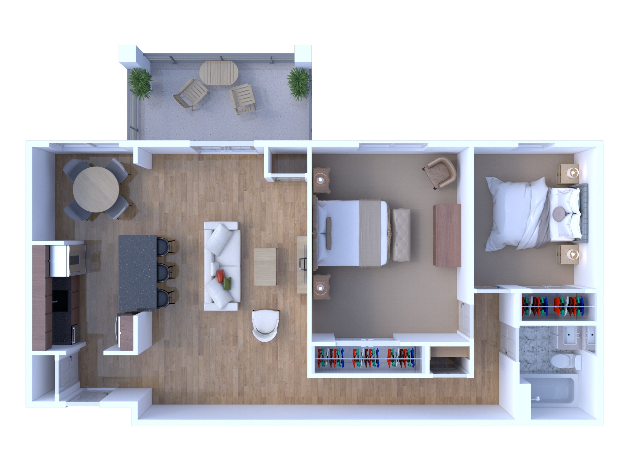 2BR - 1BTH Image