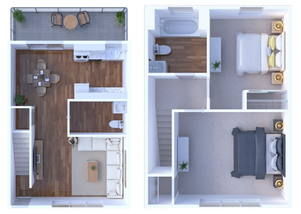 2BR - 1.5BTH PR Image