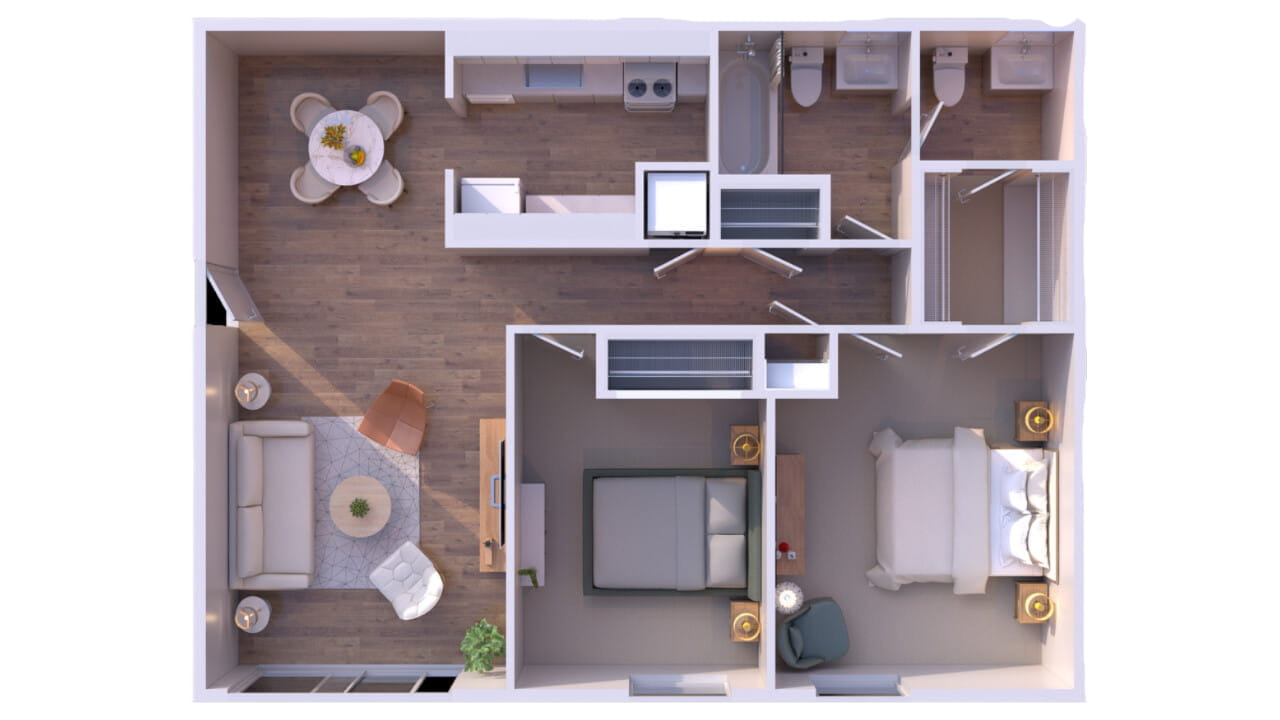 2BR - 1.5BTH RR Image