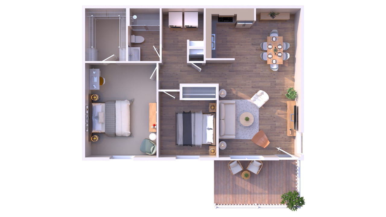 2BR - 1BTH Image