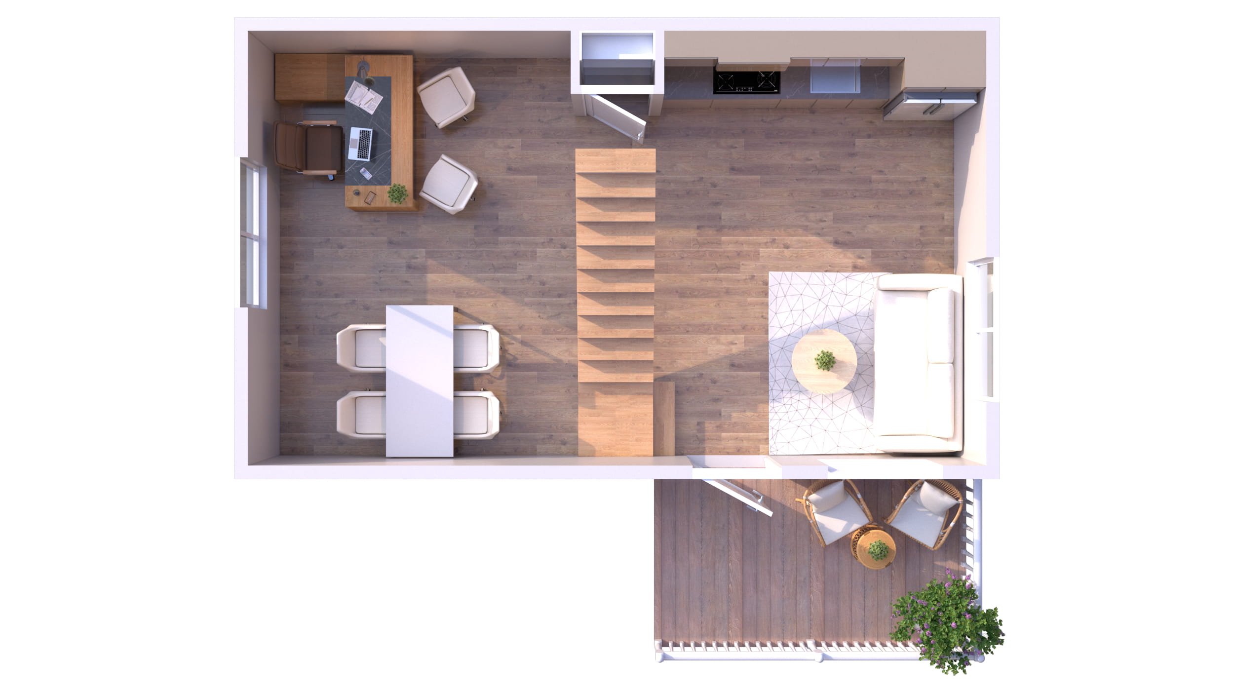2BR - 1BTH TH RR Image