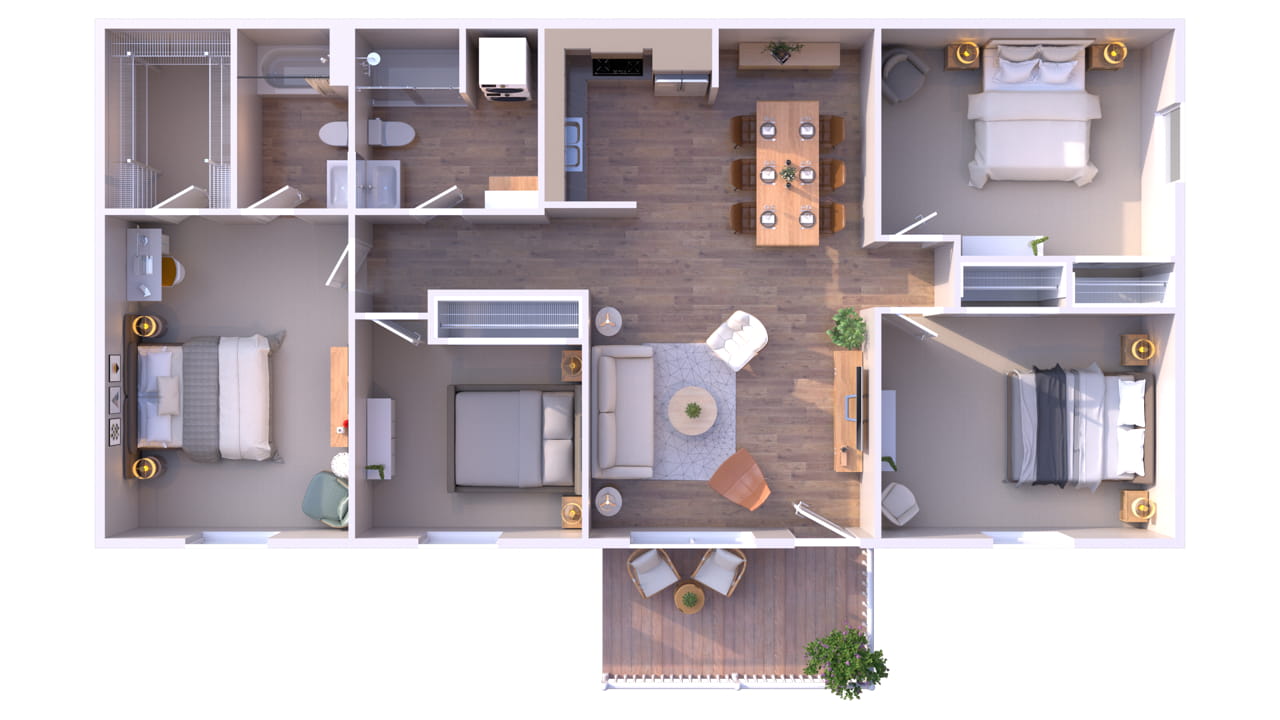 4BR - 2BTH Image