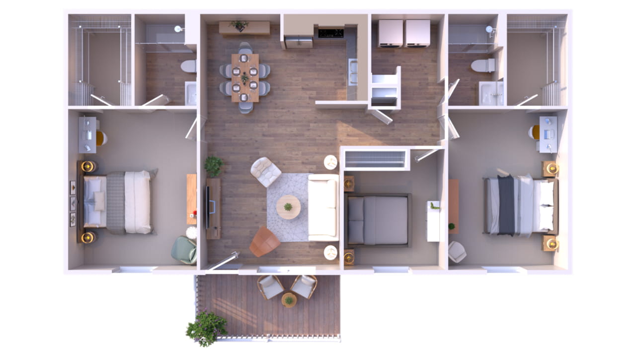3BR - 2BTH Image