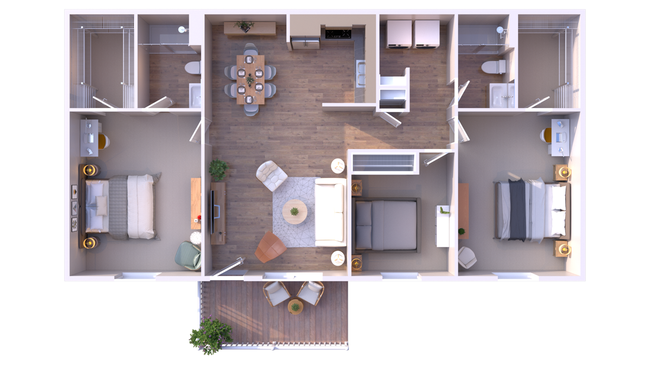 3BR - 2BTH RR Image