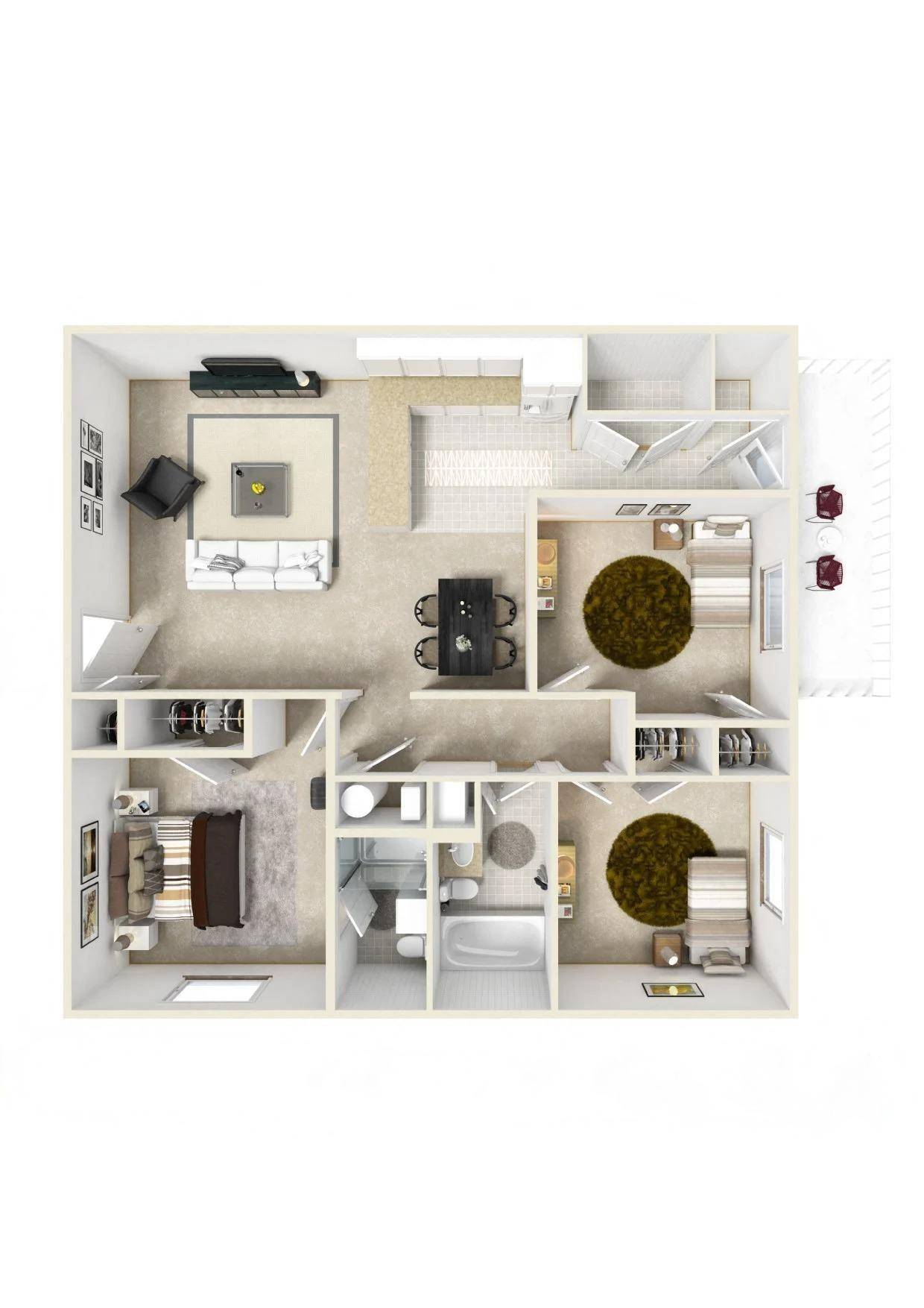 3BR - 2BTH Image