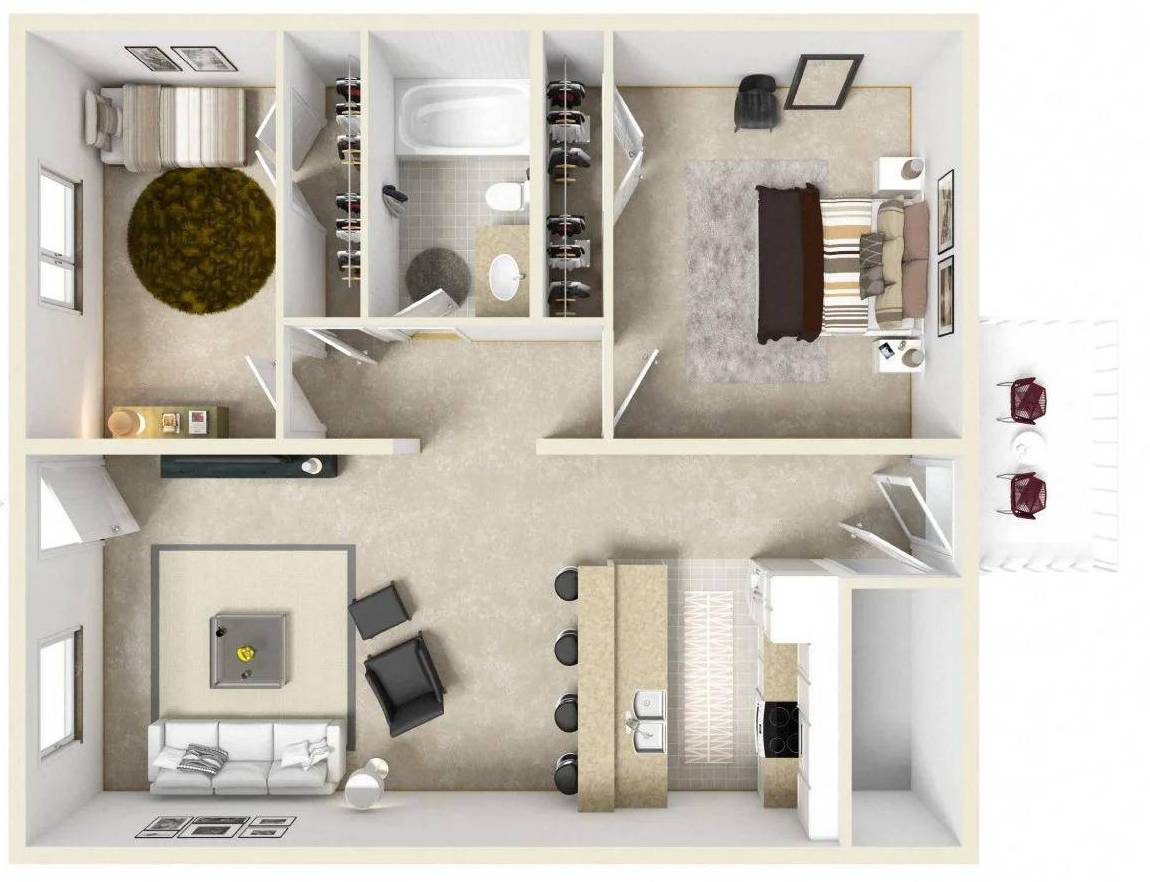 2BR - 1BTH Image