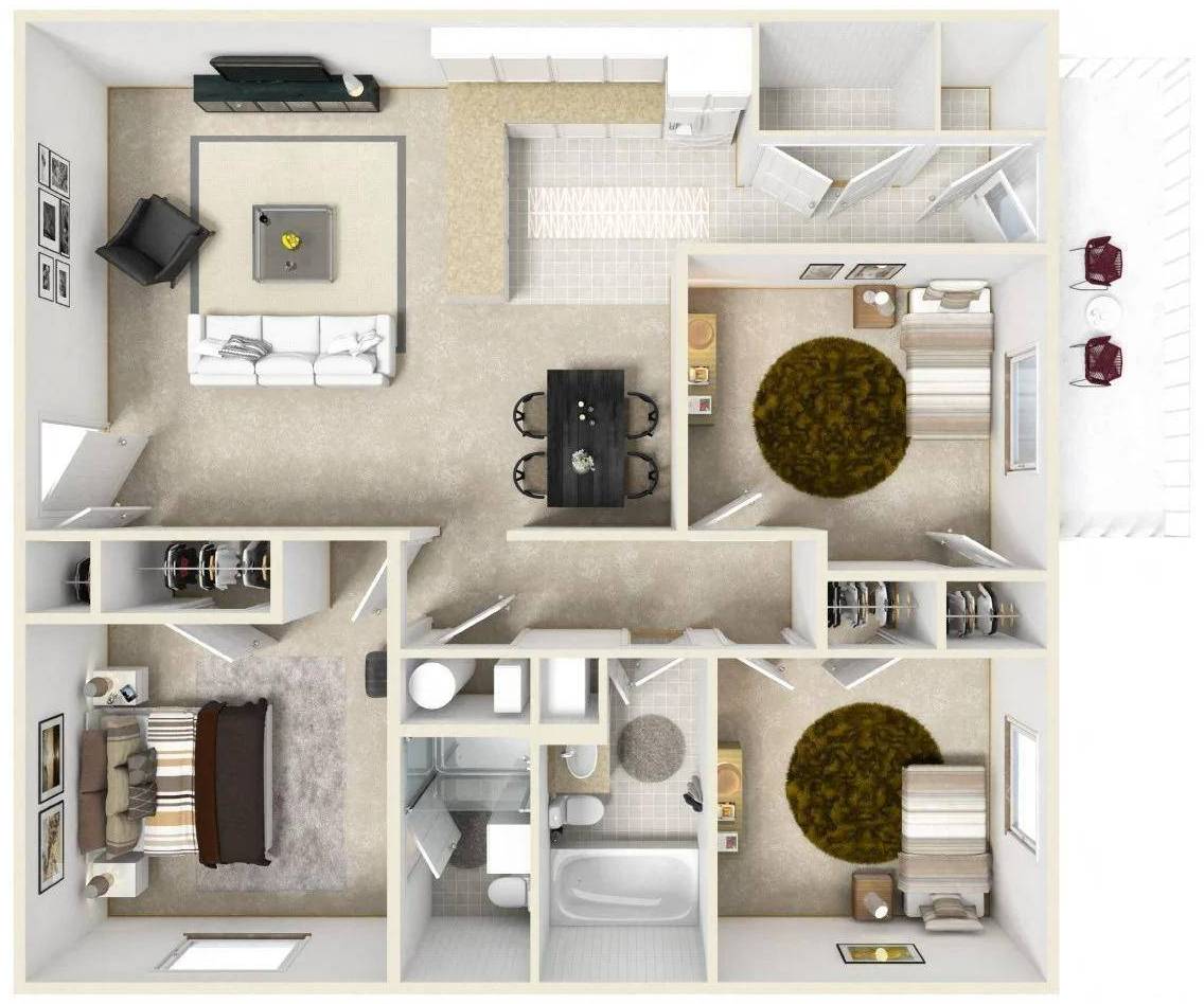 3BR - 2BTH Image