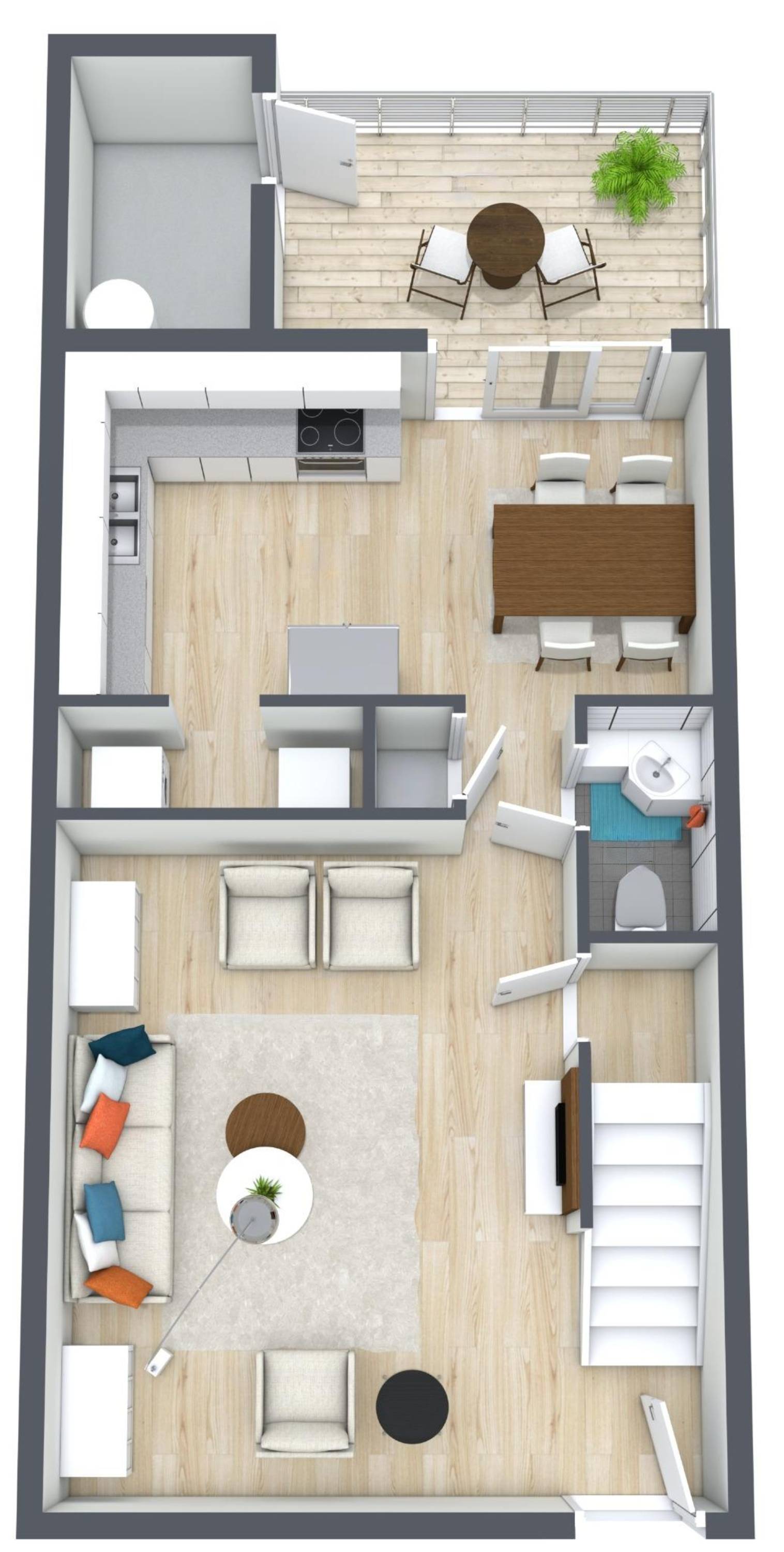 2BR - 1.5BTH TH Image