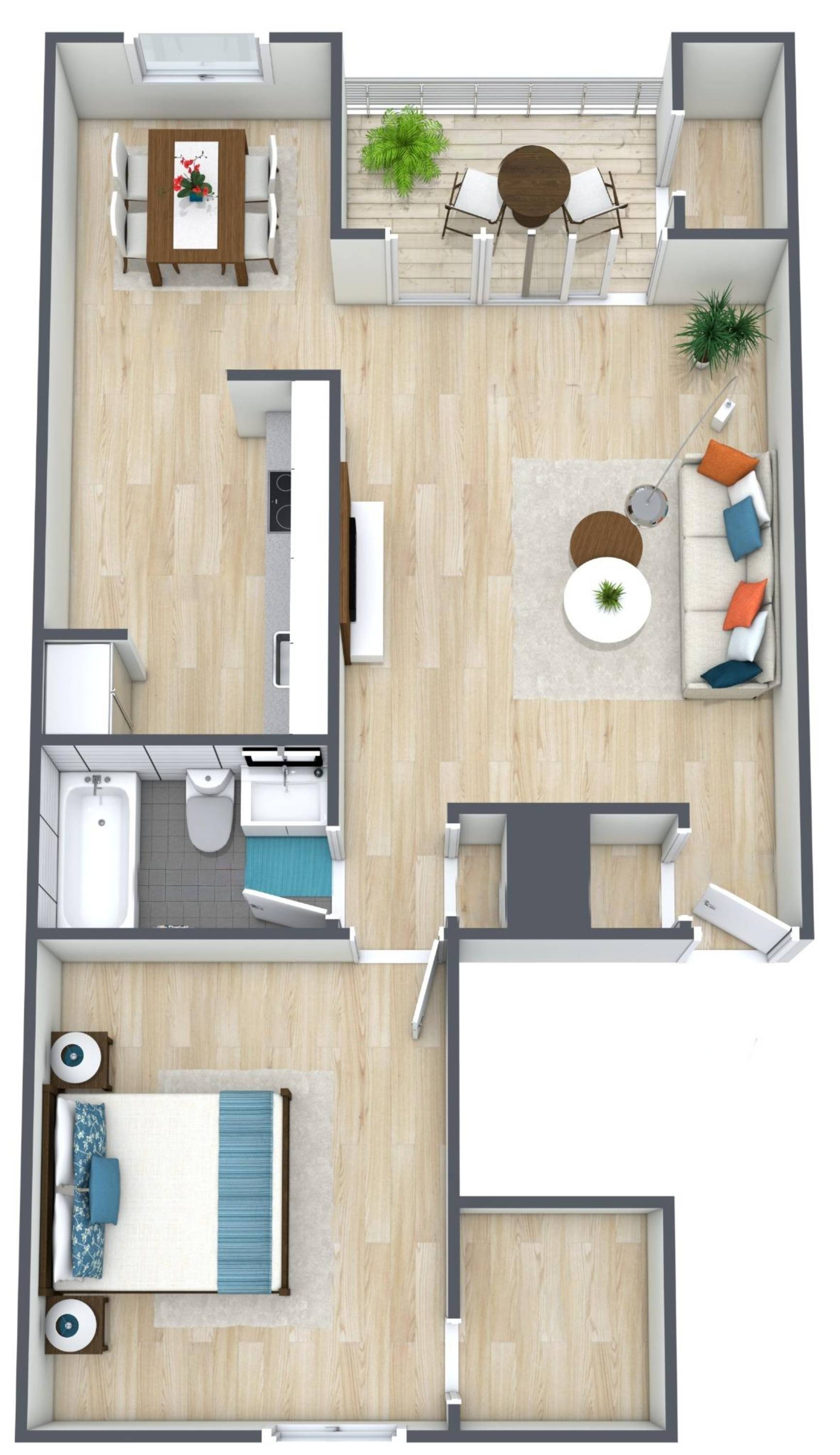 1BR - 1BTH Image