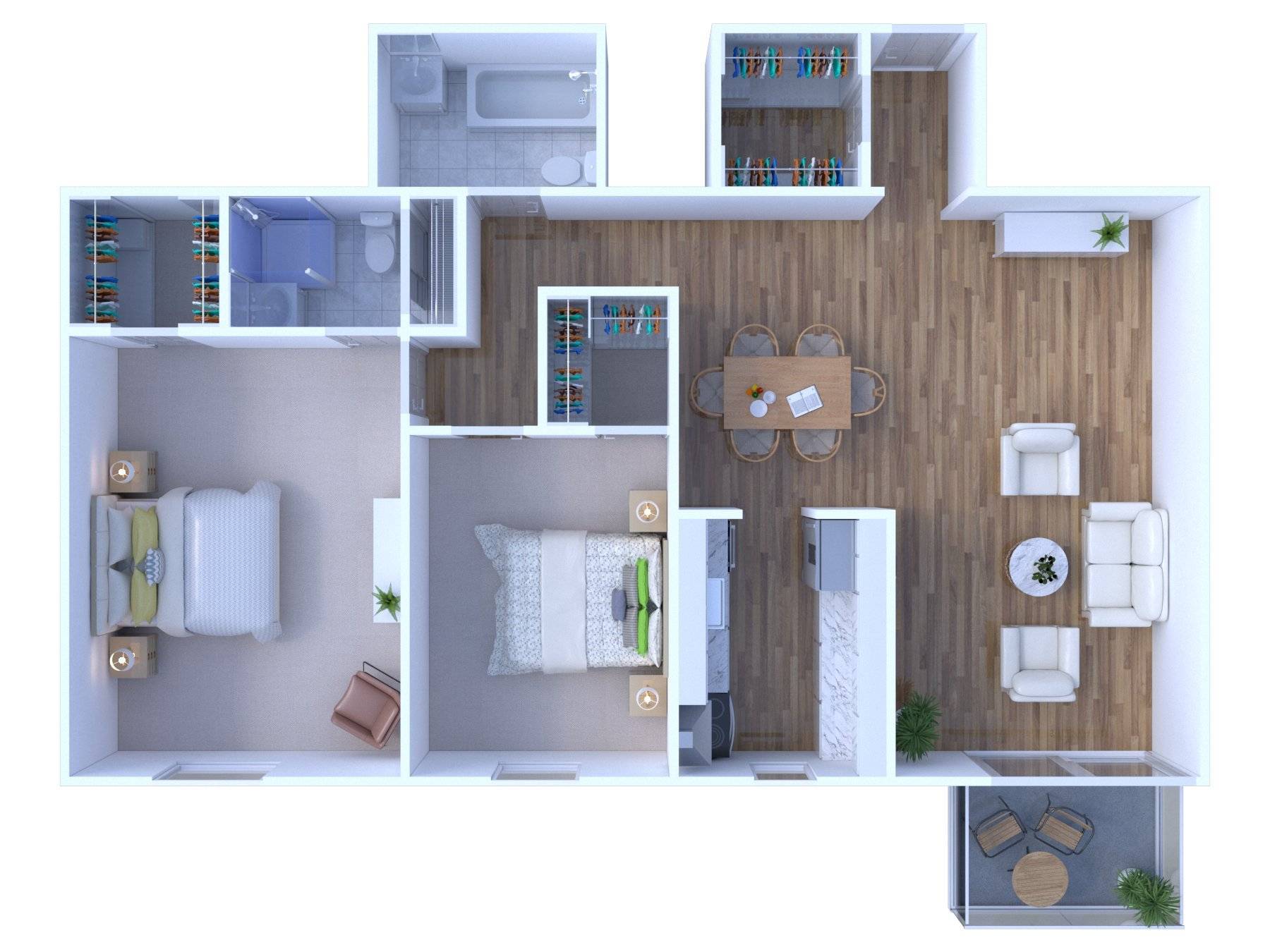 2BR - 2BTH SOUTH Image