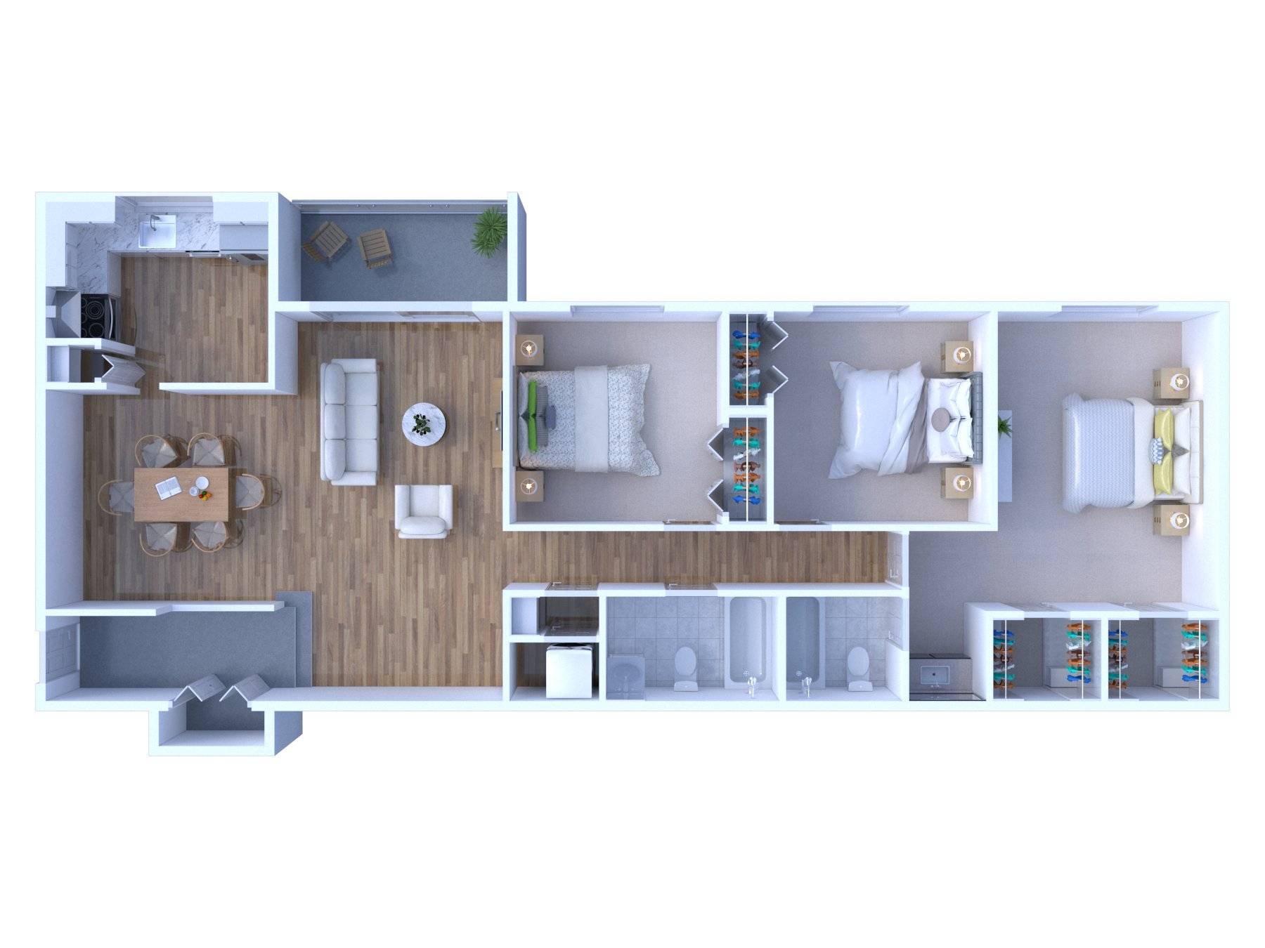 3BR - 2BTH PR Image