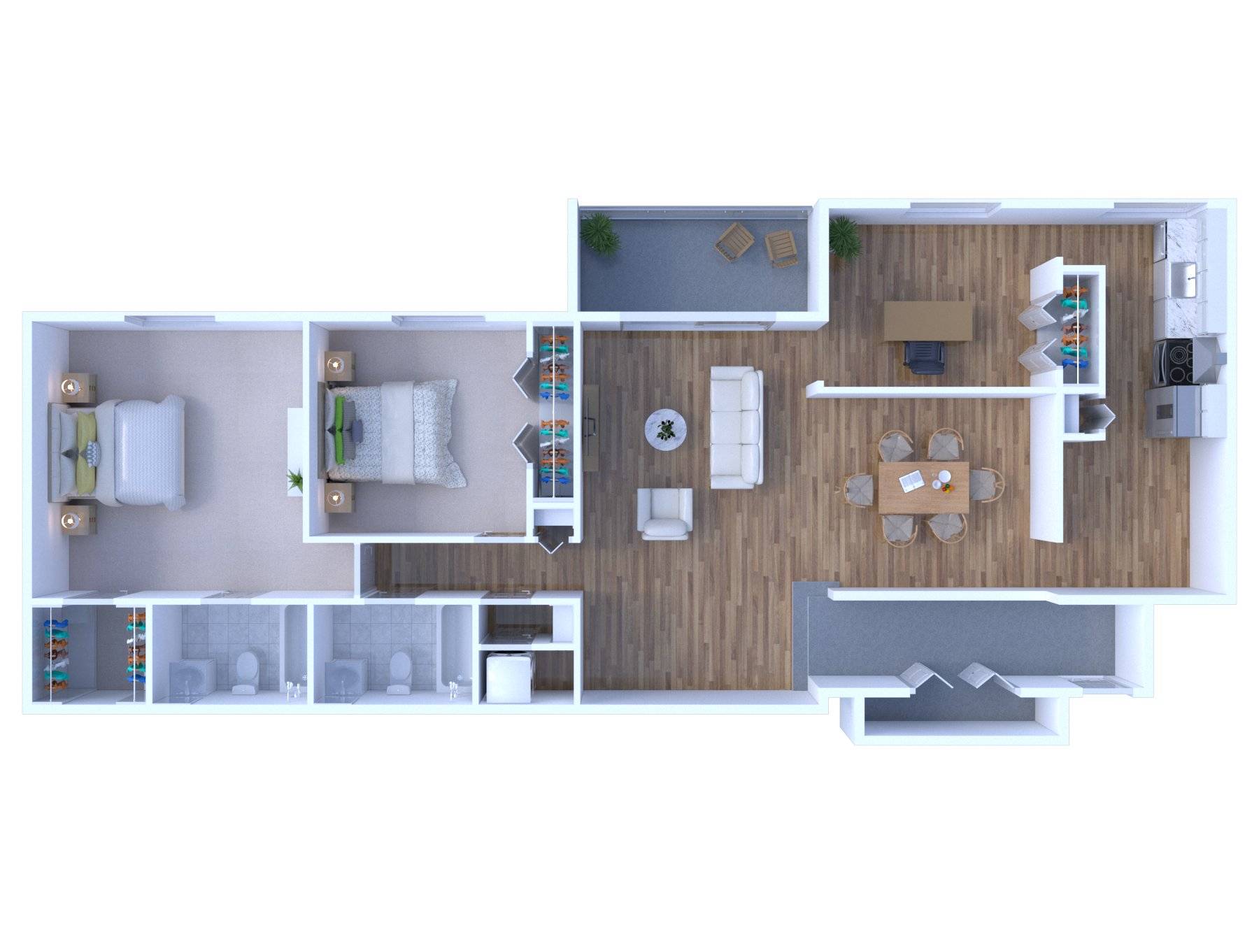 2BR - 2BTH DLX Image