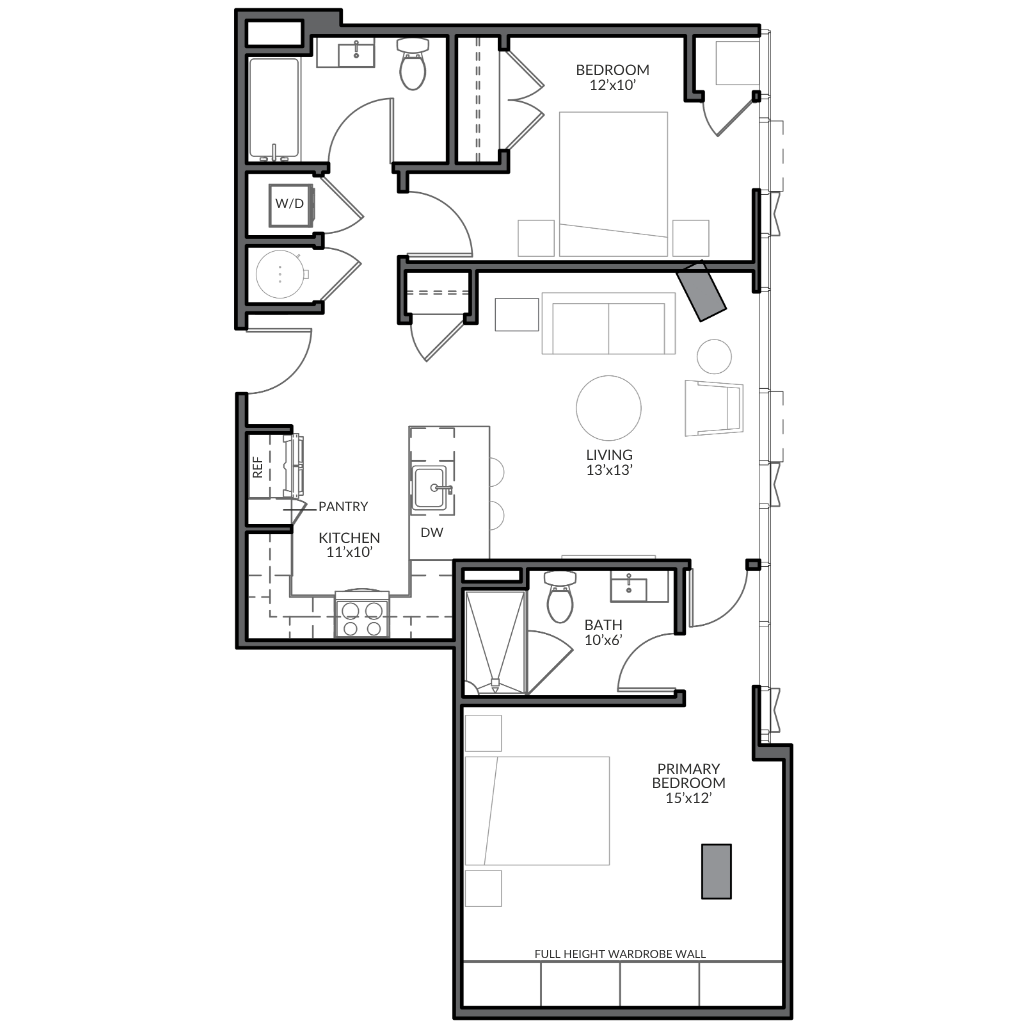Courtyard Residences | 2C-C Image