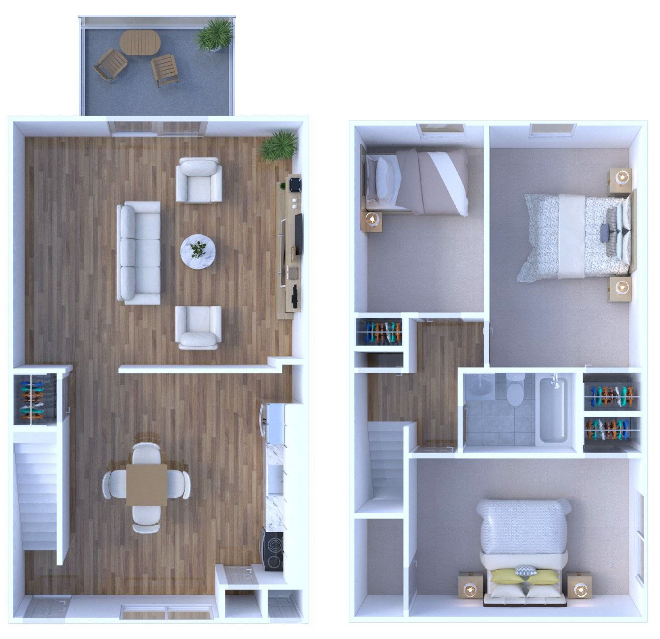 3BR - 1BTH TH RR Image
