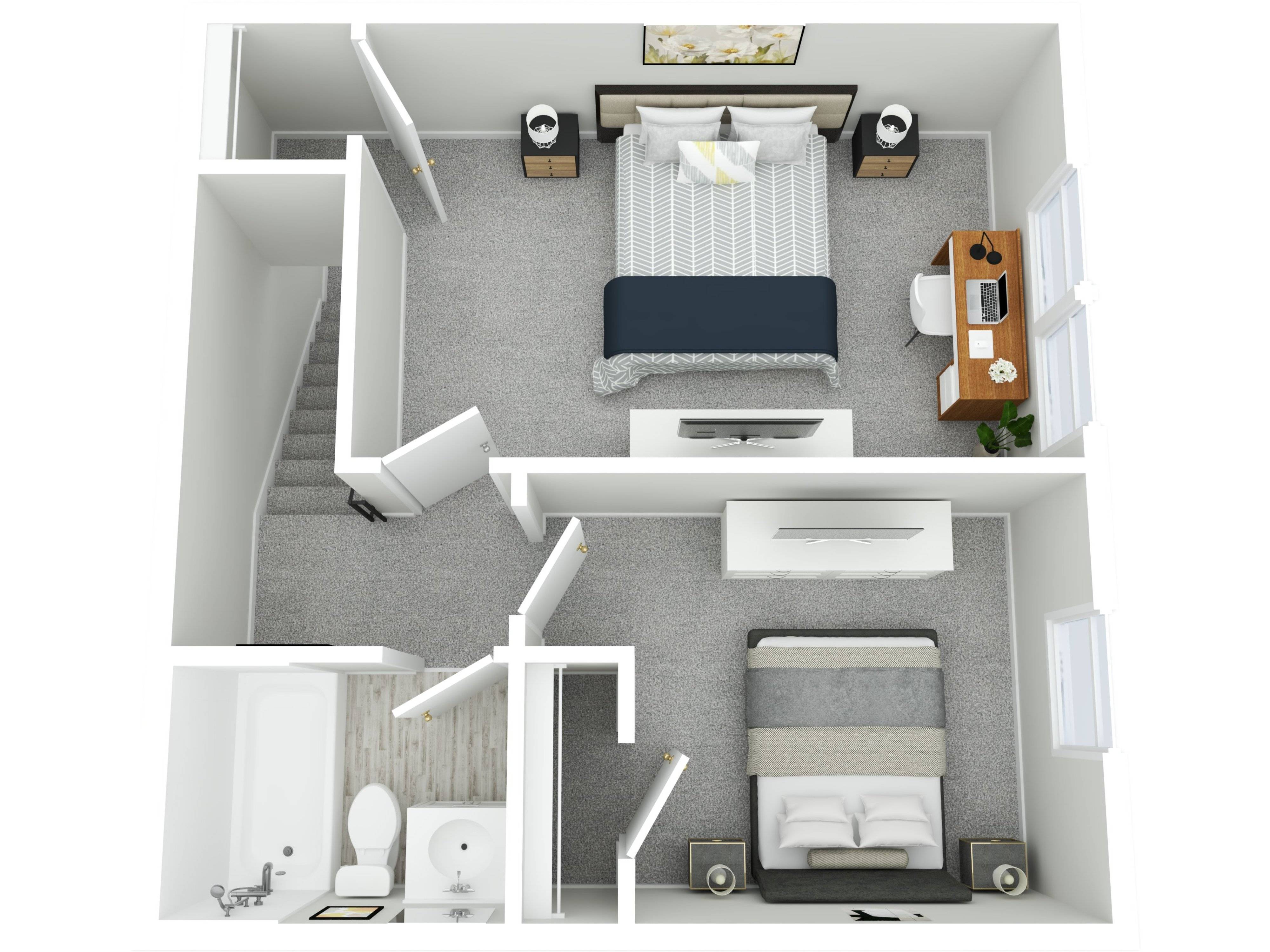 2BR - 1BTH TH RR Image