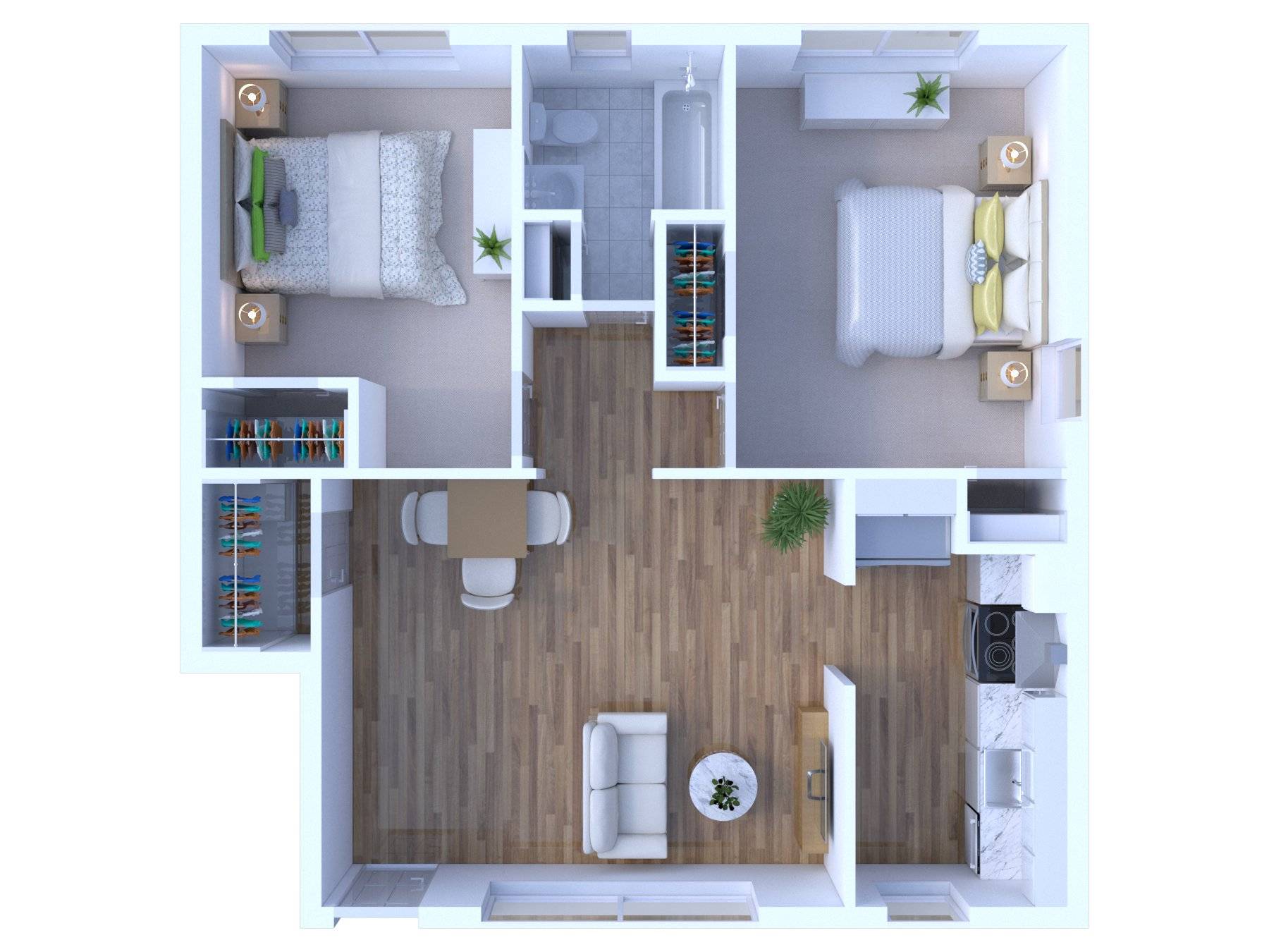2BR - 1BTH Image