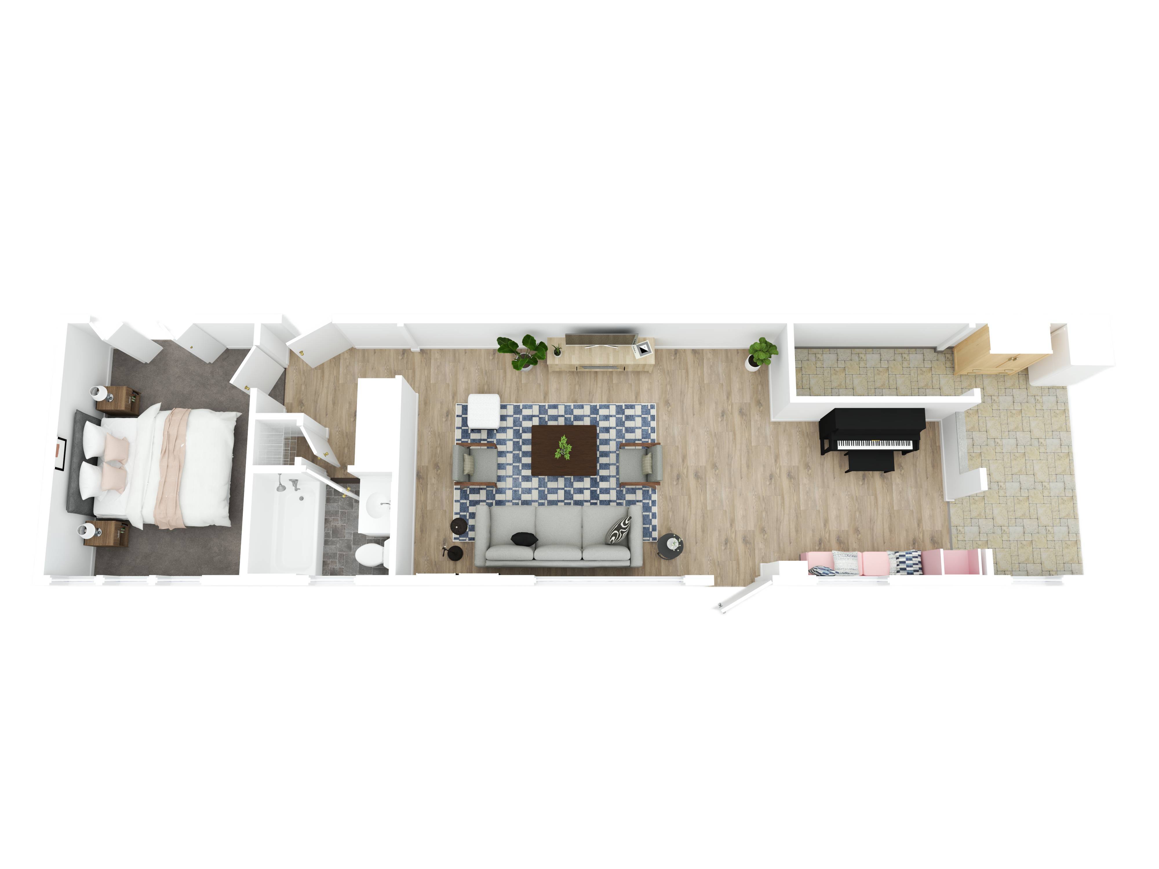 1BR - 1BTH Image