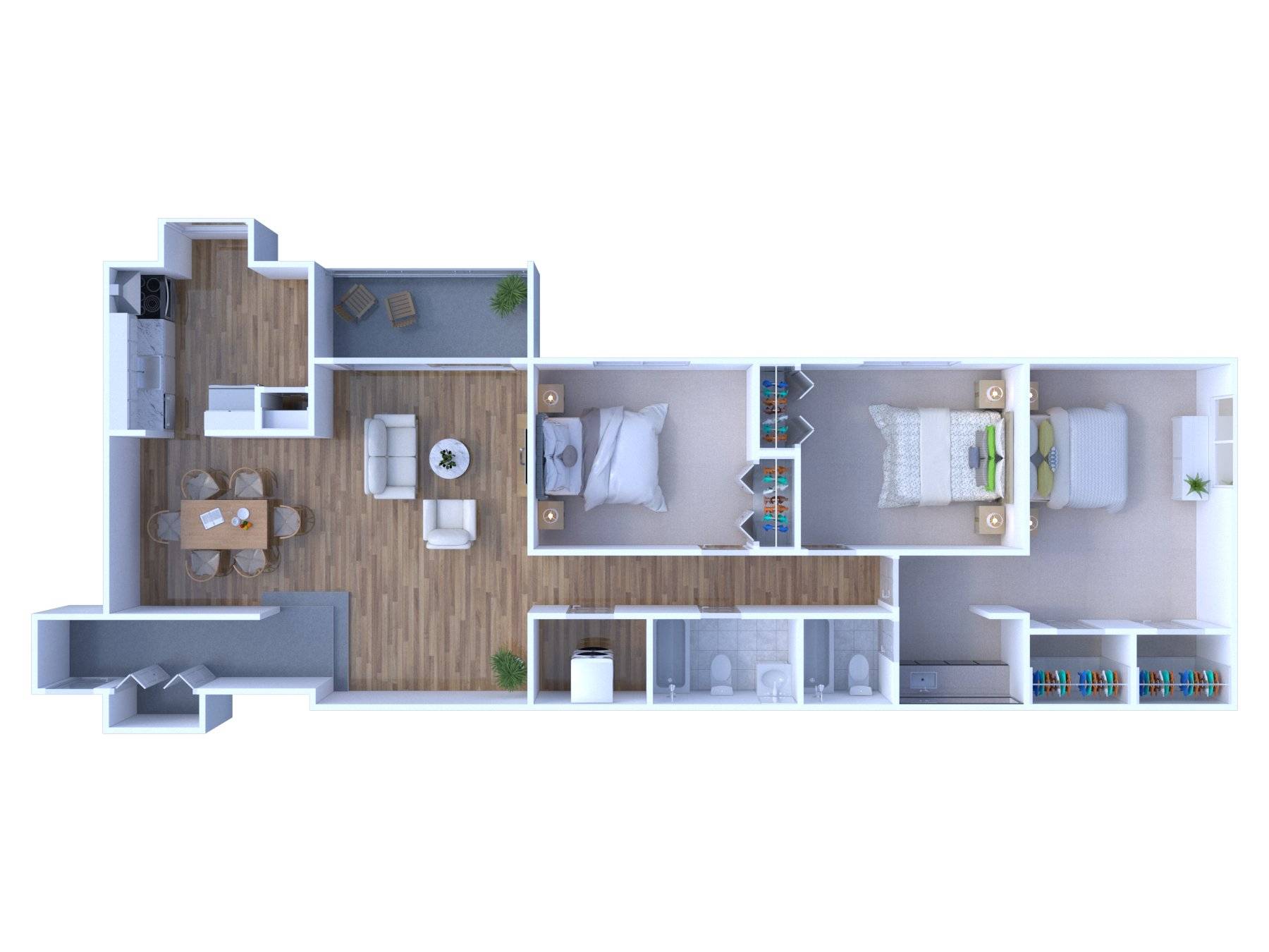 3BR - 2BTH D Image