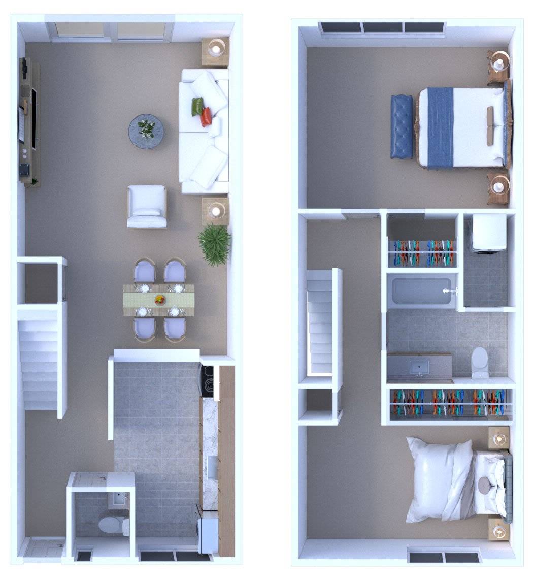 2BR - 1.5BTH DLX RR Image