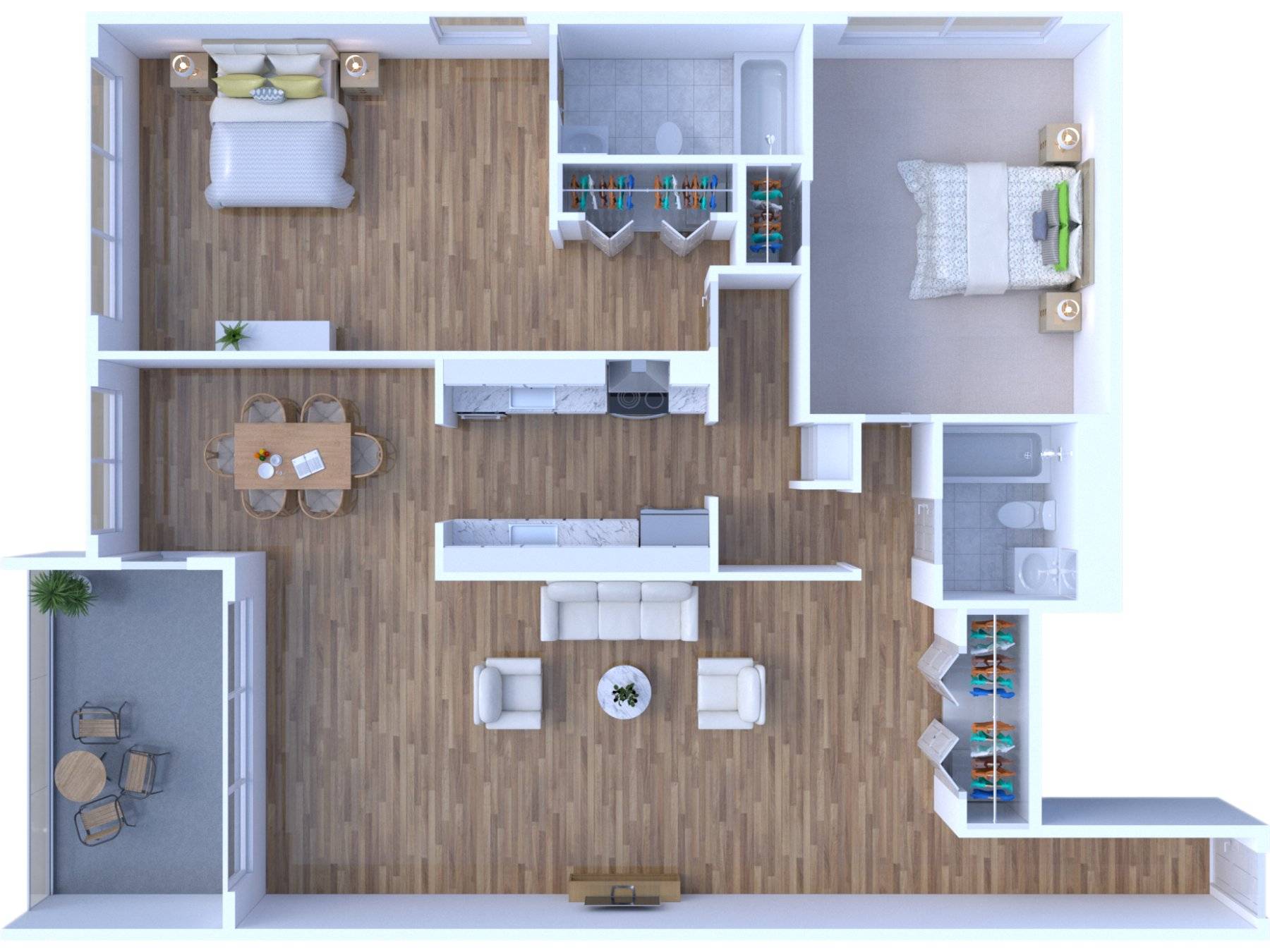2BR - 2BTH Image