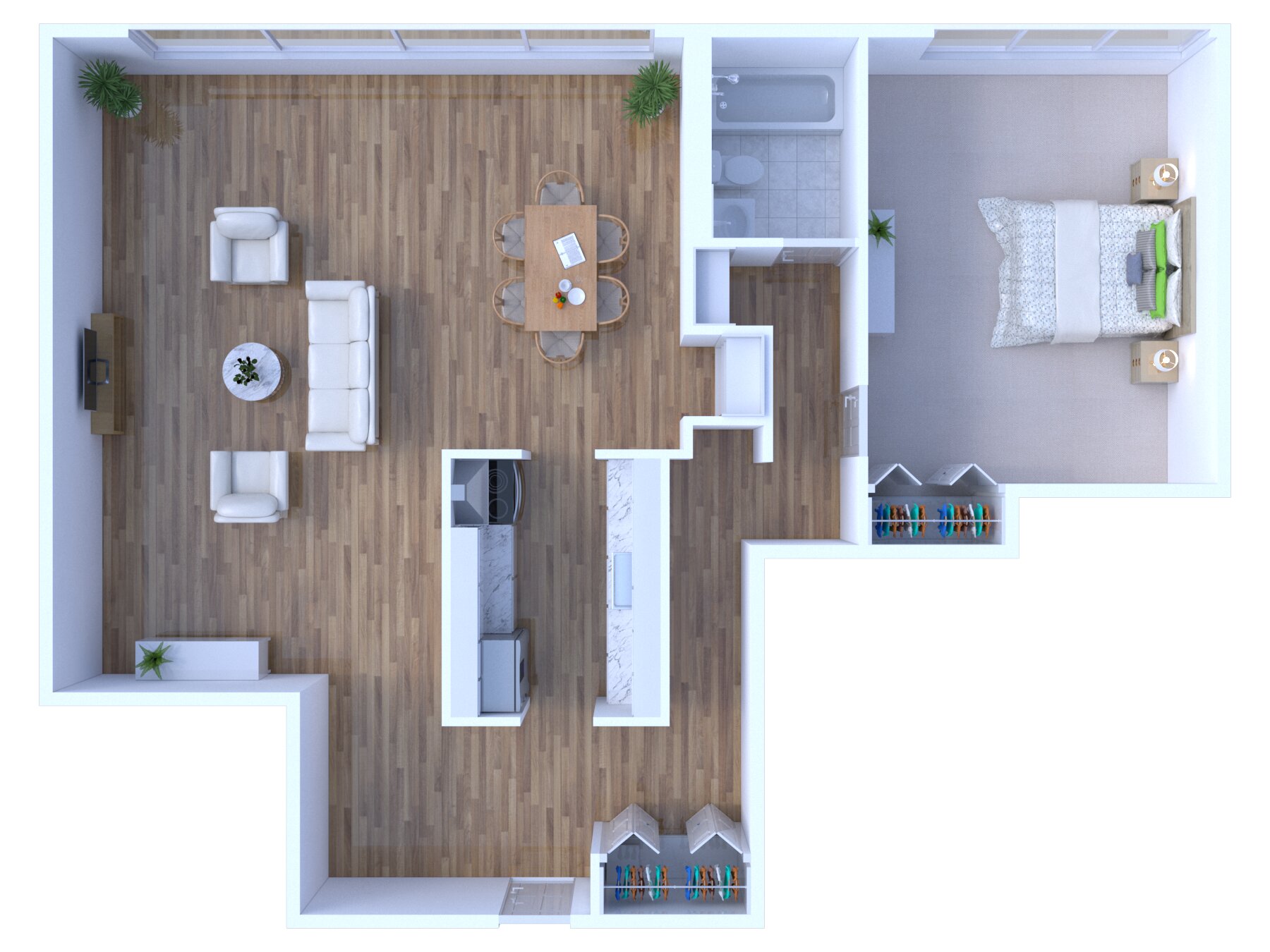 1BR - 1BTH DLX Image