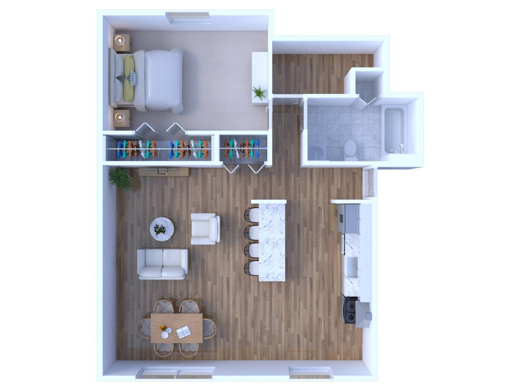 1BR - 1BTH RR Image