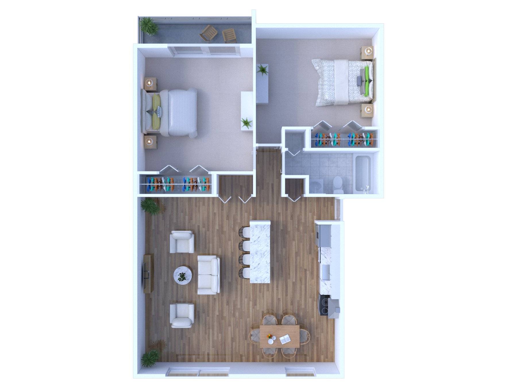 2BR - 1BTH Image