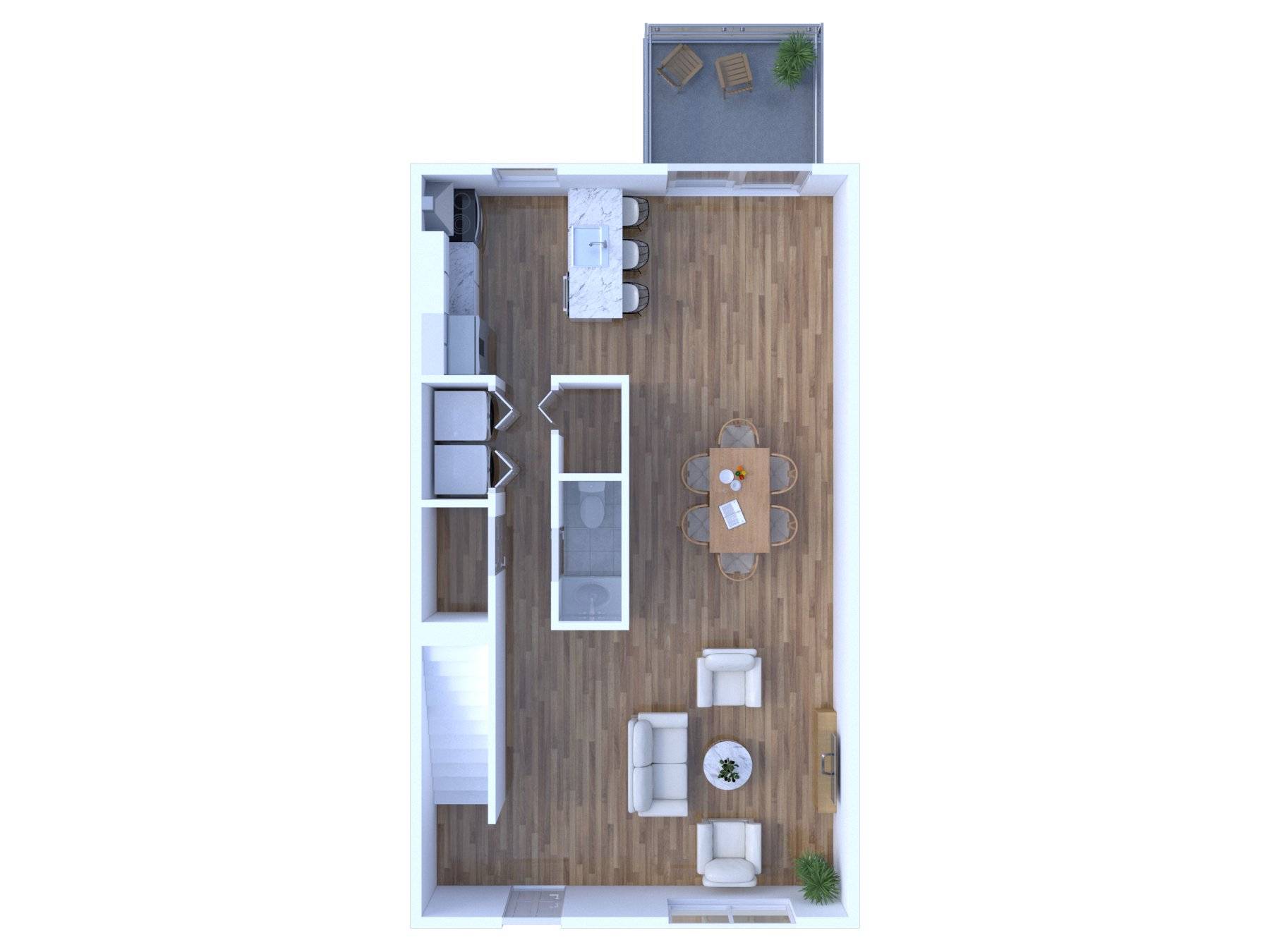 3BR - 1.5BTH TH Image