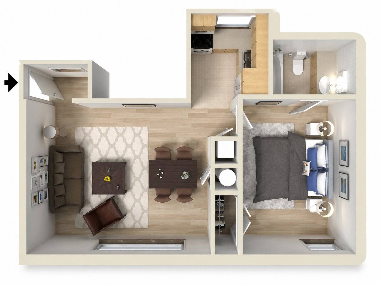 1BR - 1BTH VINYL Image