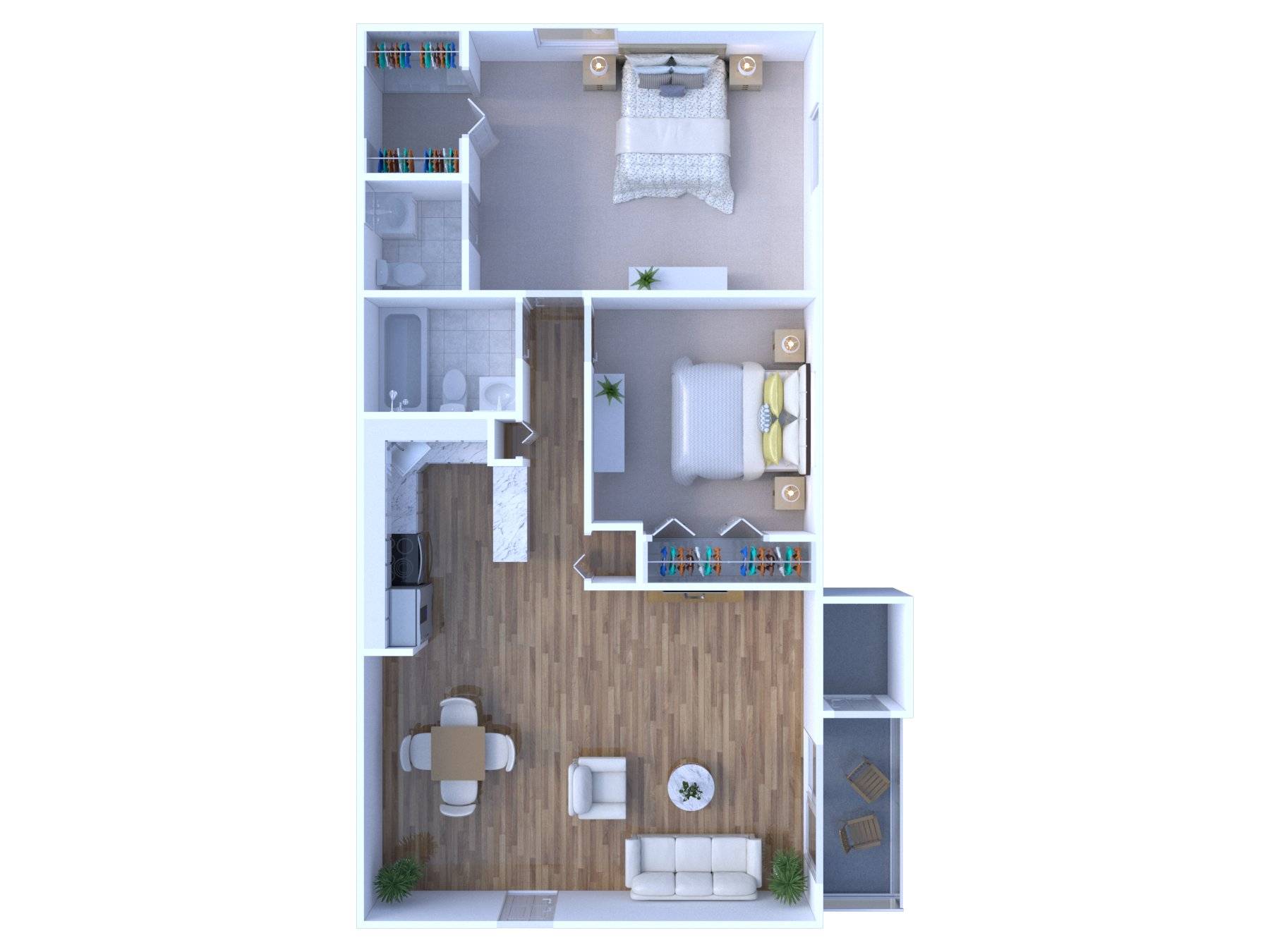 2BR - 1.5BTH RR Image