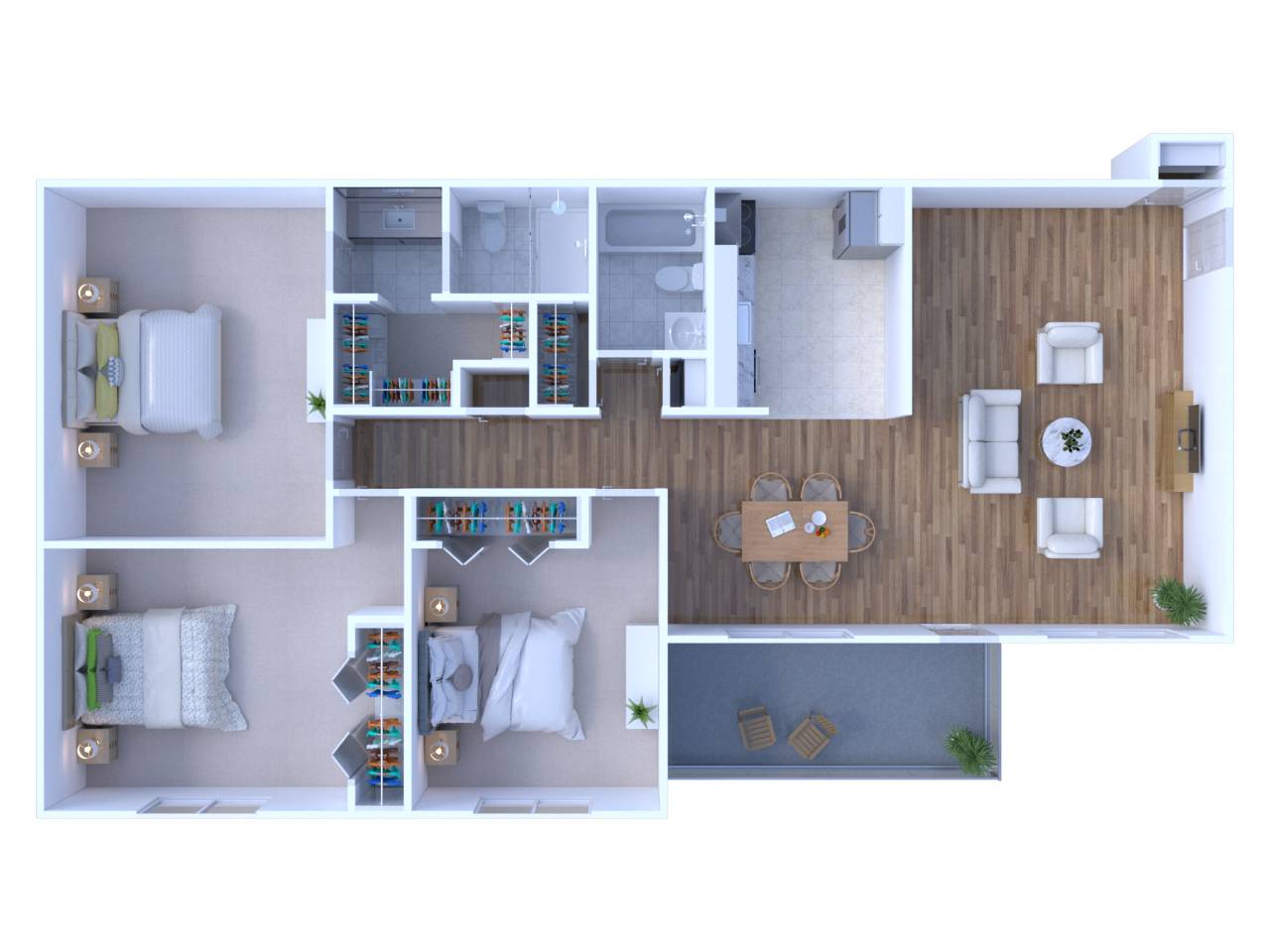 3BR - 2BTH Image
