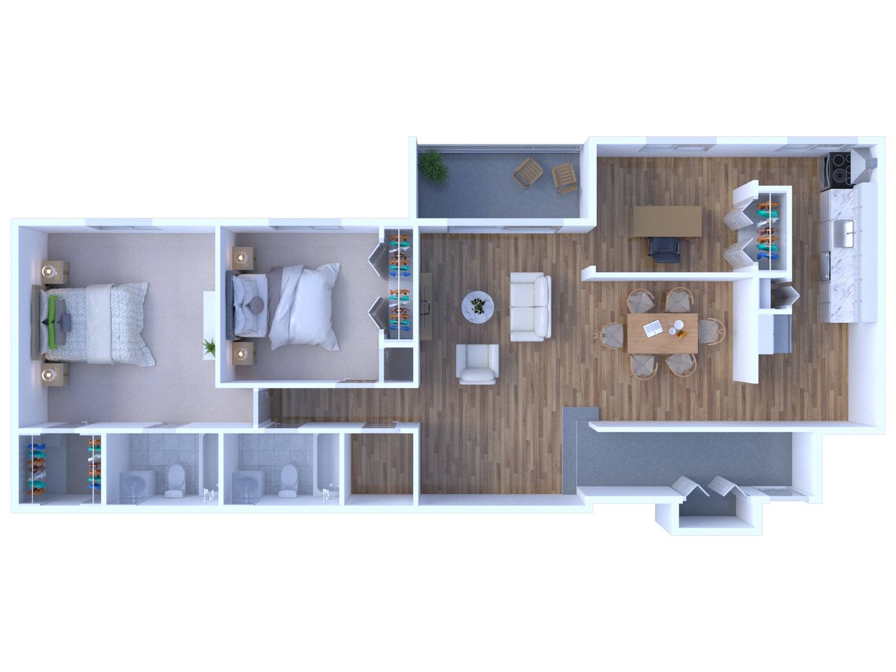 2BR - 2BTH DLX Image