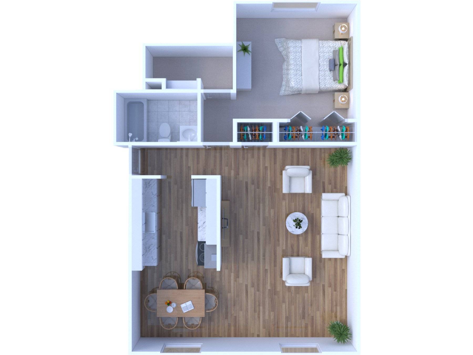 1BR - 1BTH RR Image